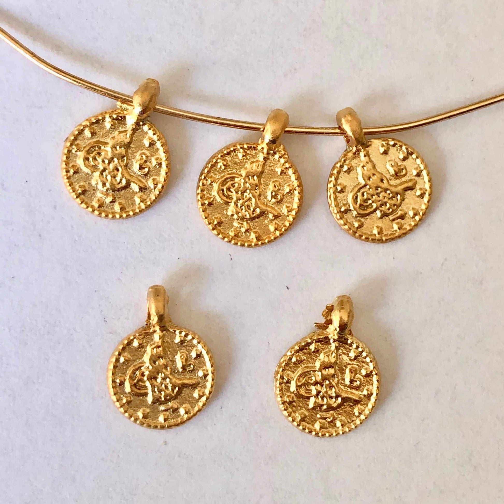 Mini Médaille Turque Or 24K 2