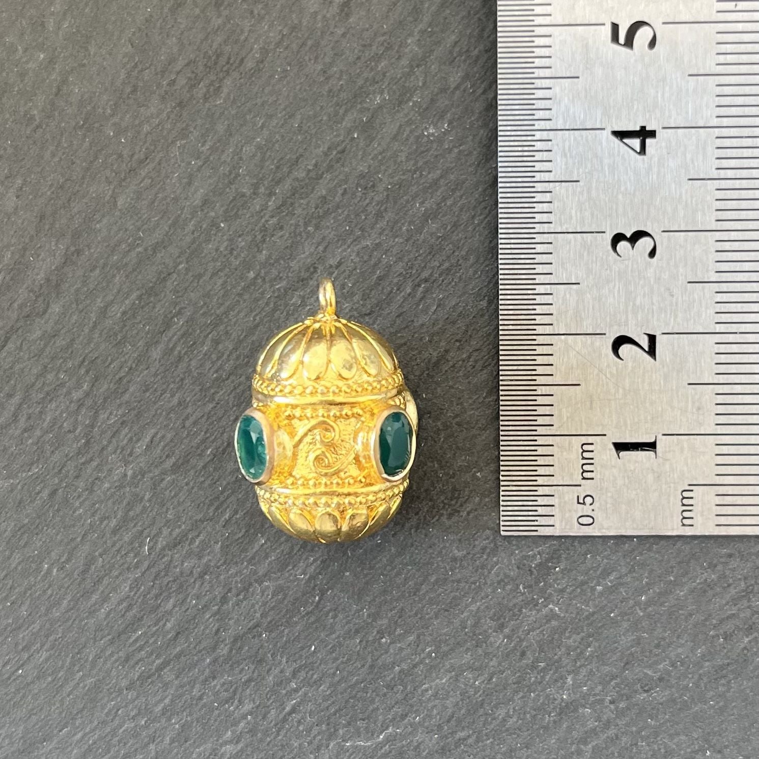 Nouveau Talisman Indien Onyx vert