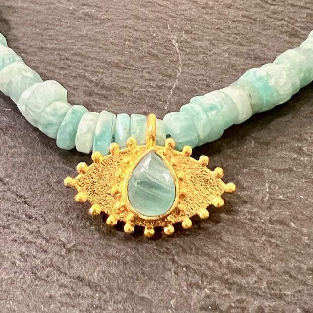 Nouveau Talisman Oeil Amazonite 1