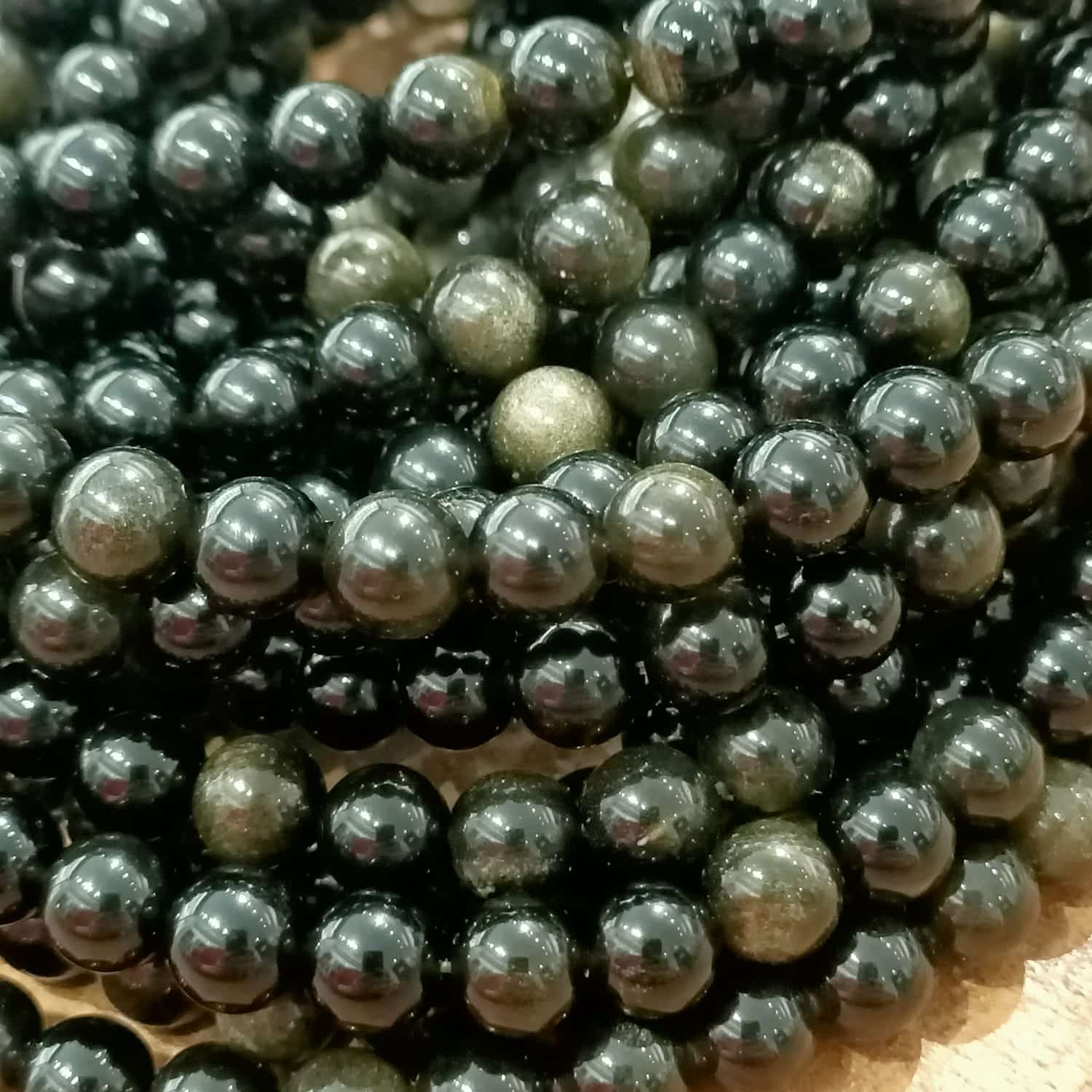 Obsidienne Dorée 8mm