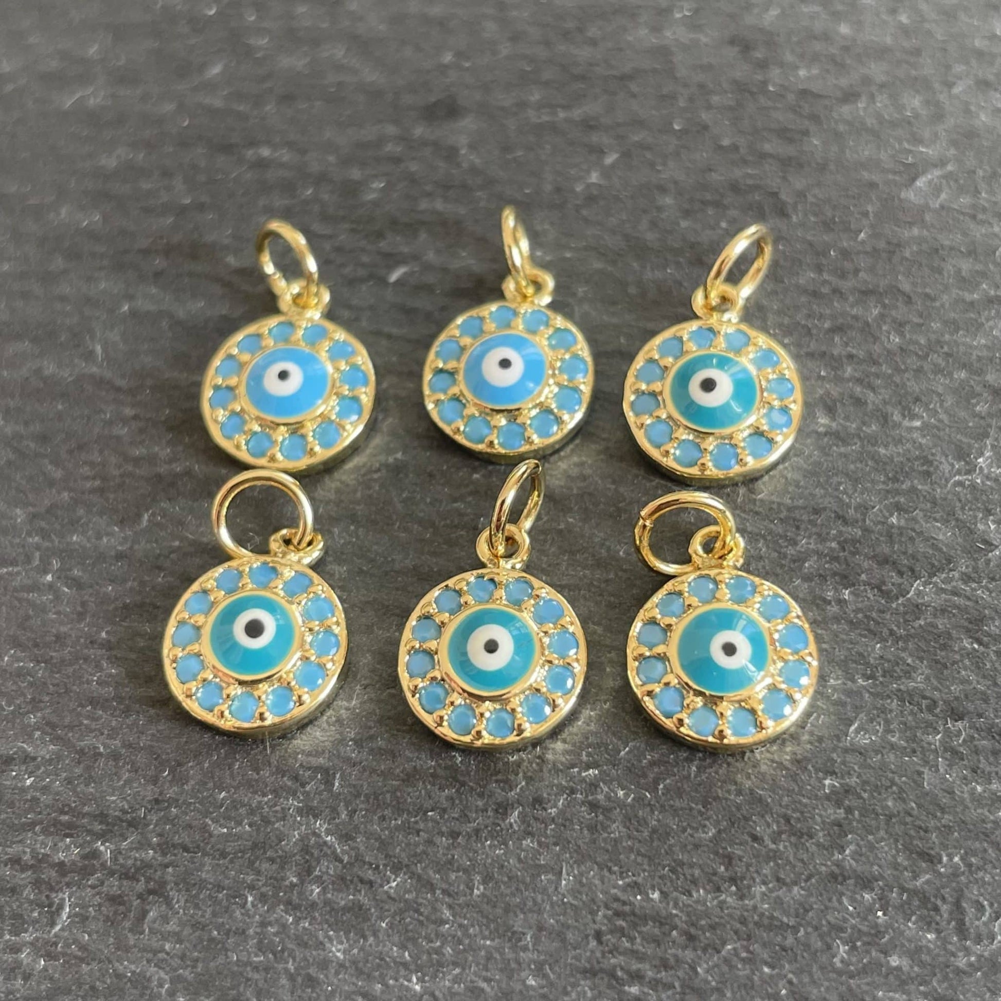 Oeil turquoise