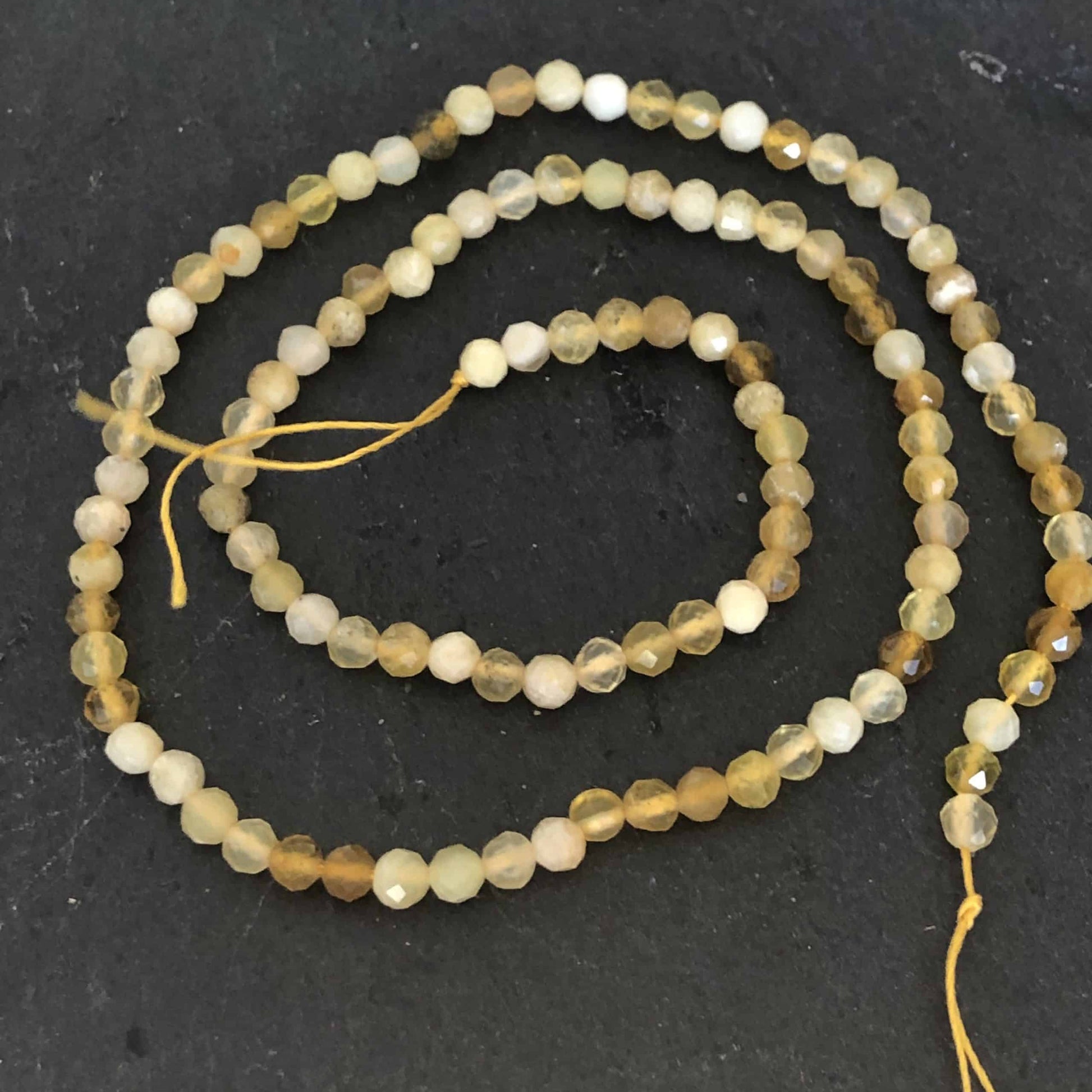 Opale jaune Facettée 3mm(1) 2