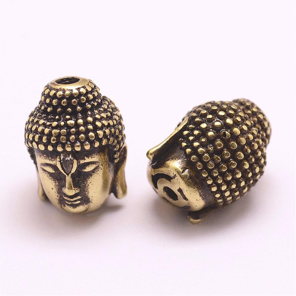 Perle Bouddha bronze