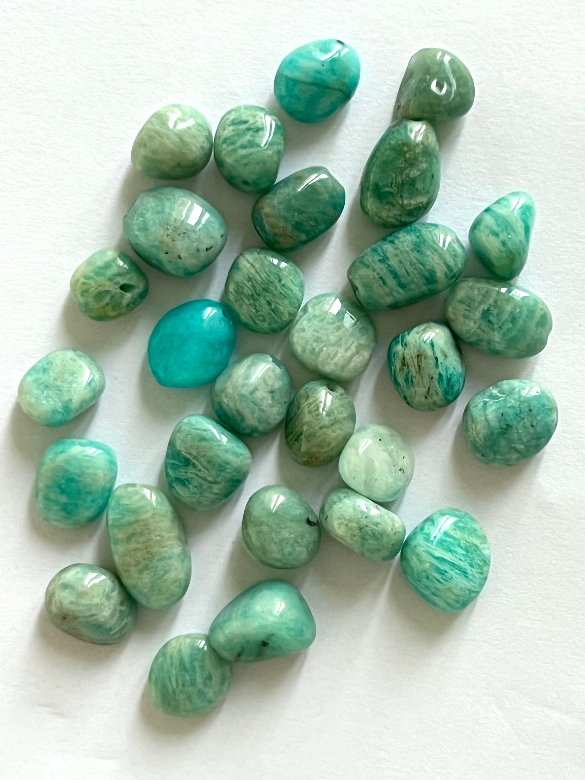 Perle Pépite en Amazonite