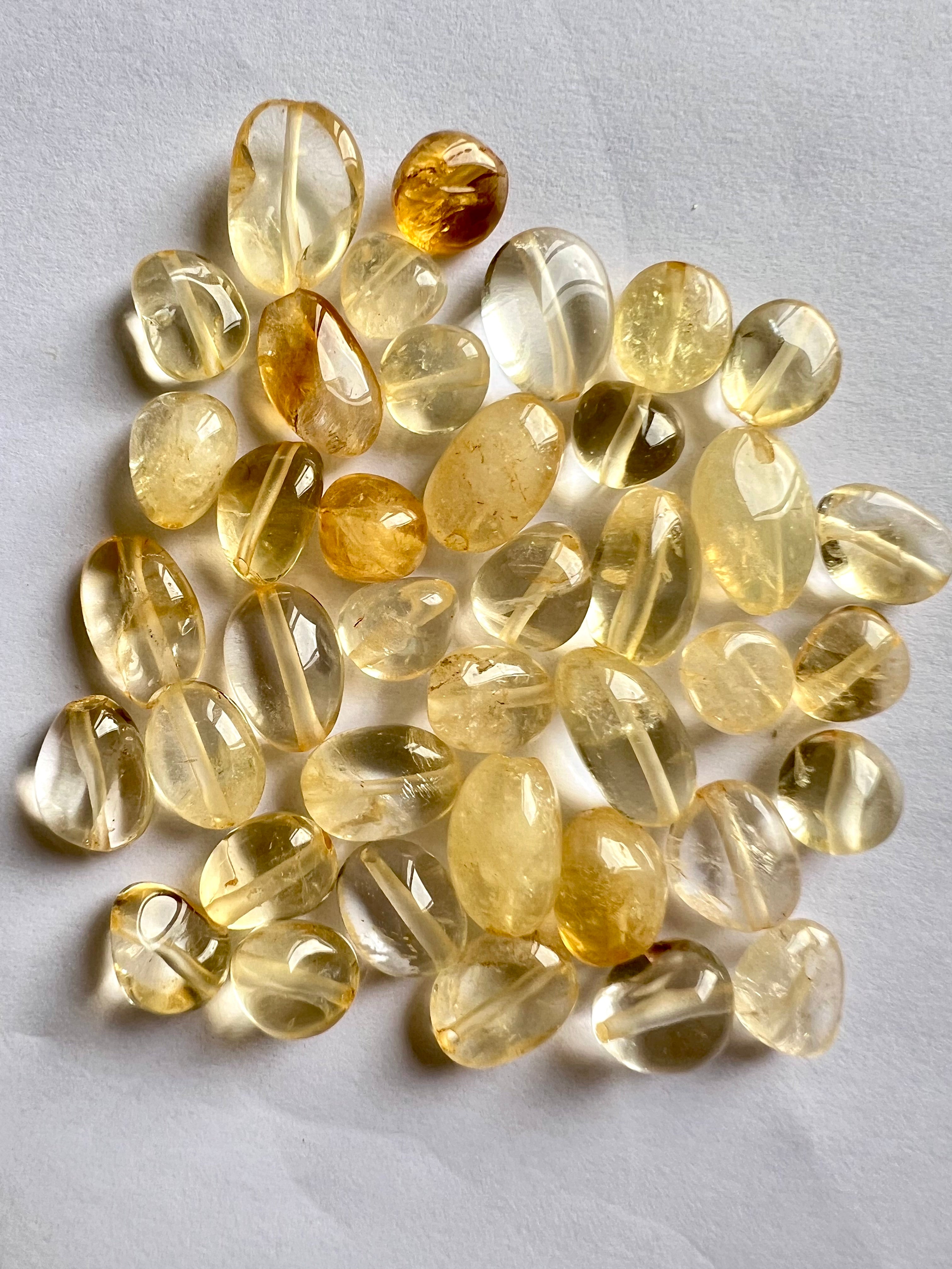 Perle Pépite en Citrine