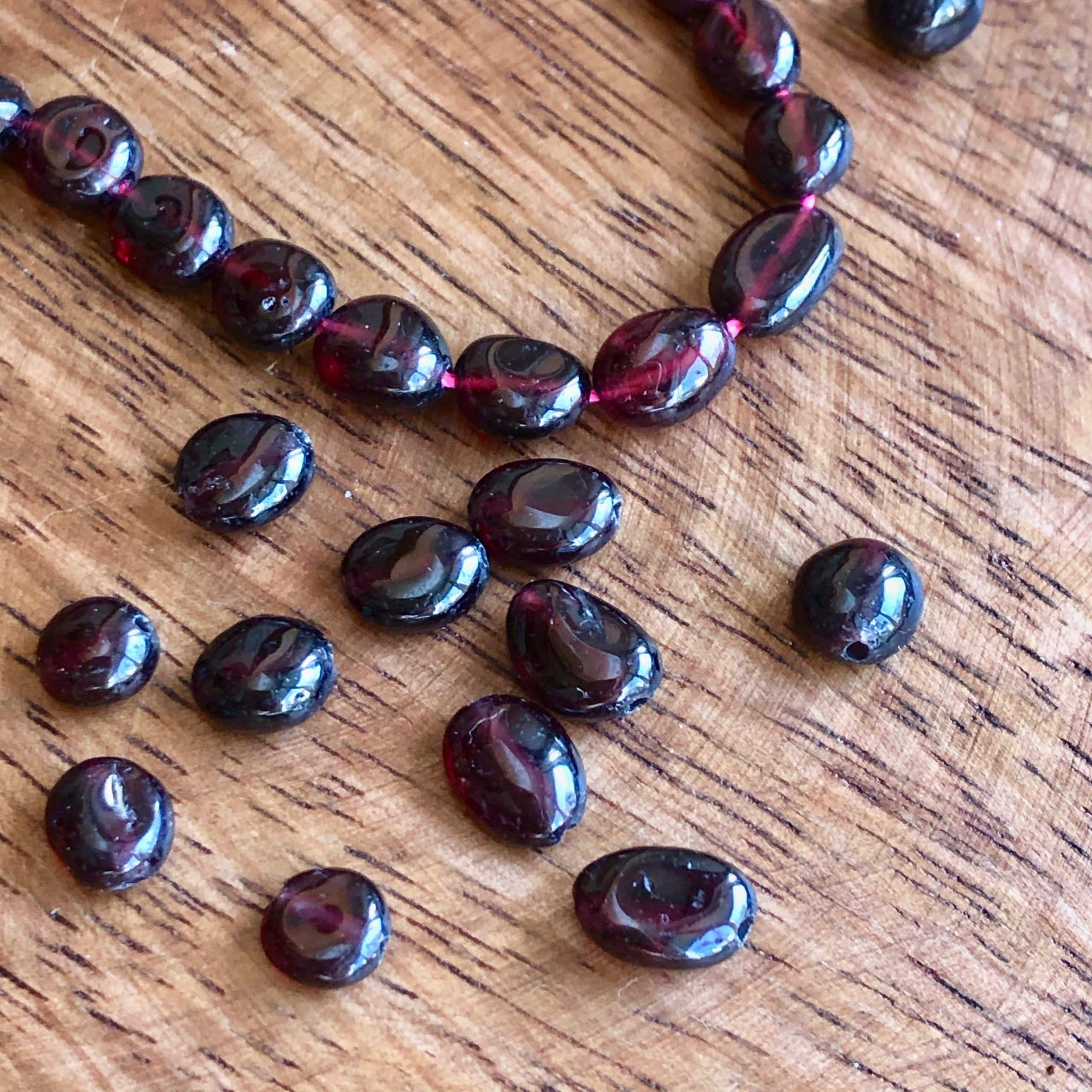 Perle Pépite en Grenat