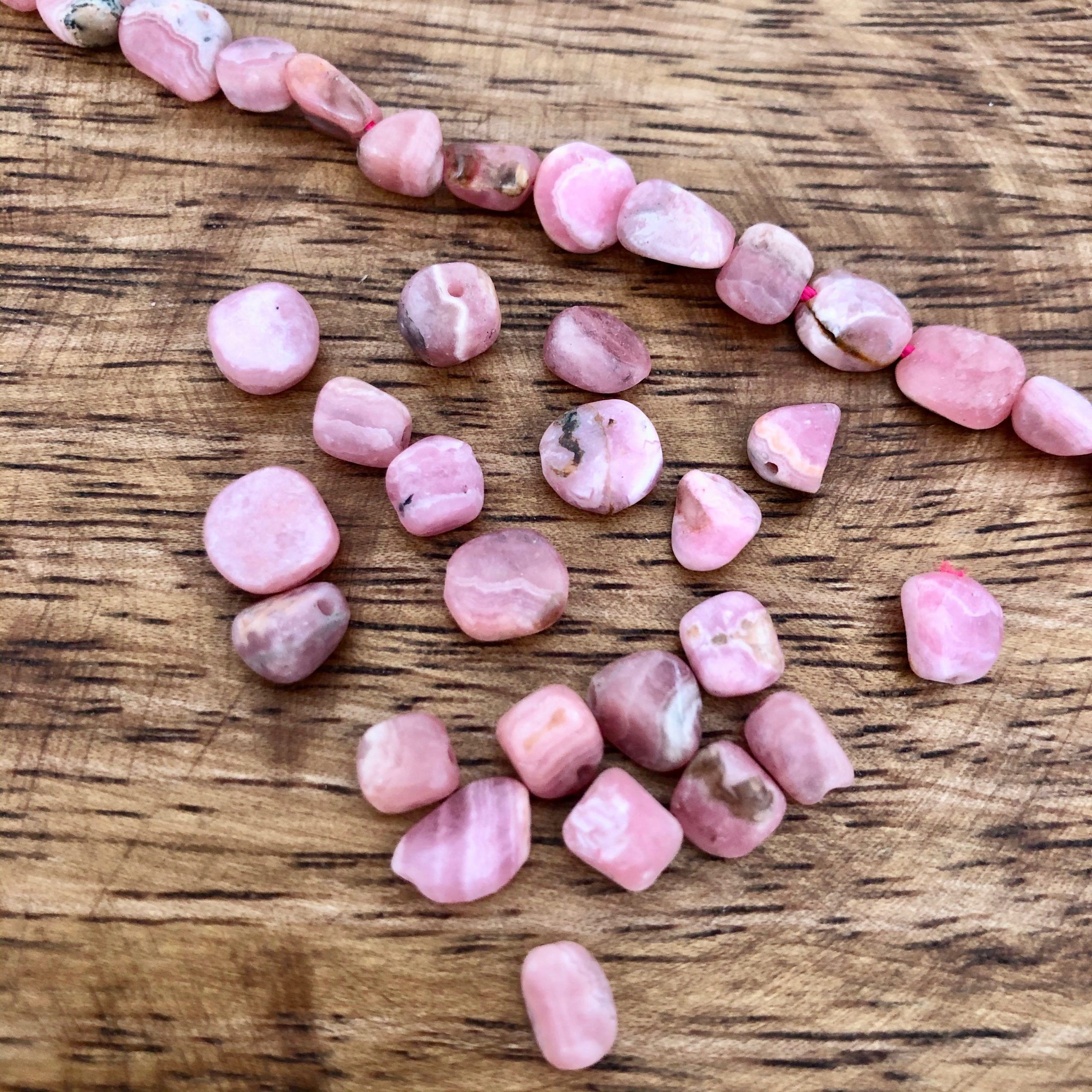 Perle Pépite en Rhodochrosite