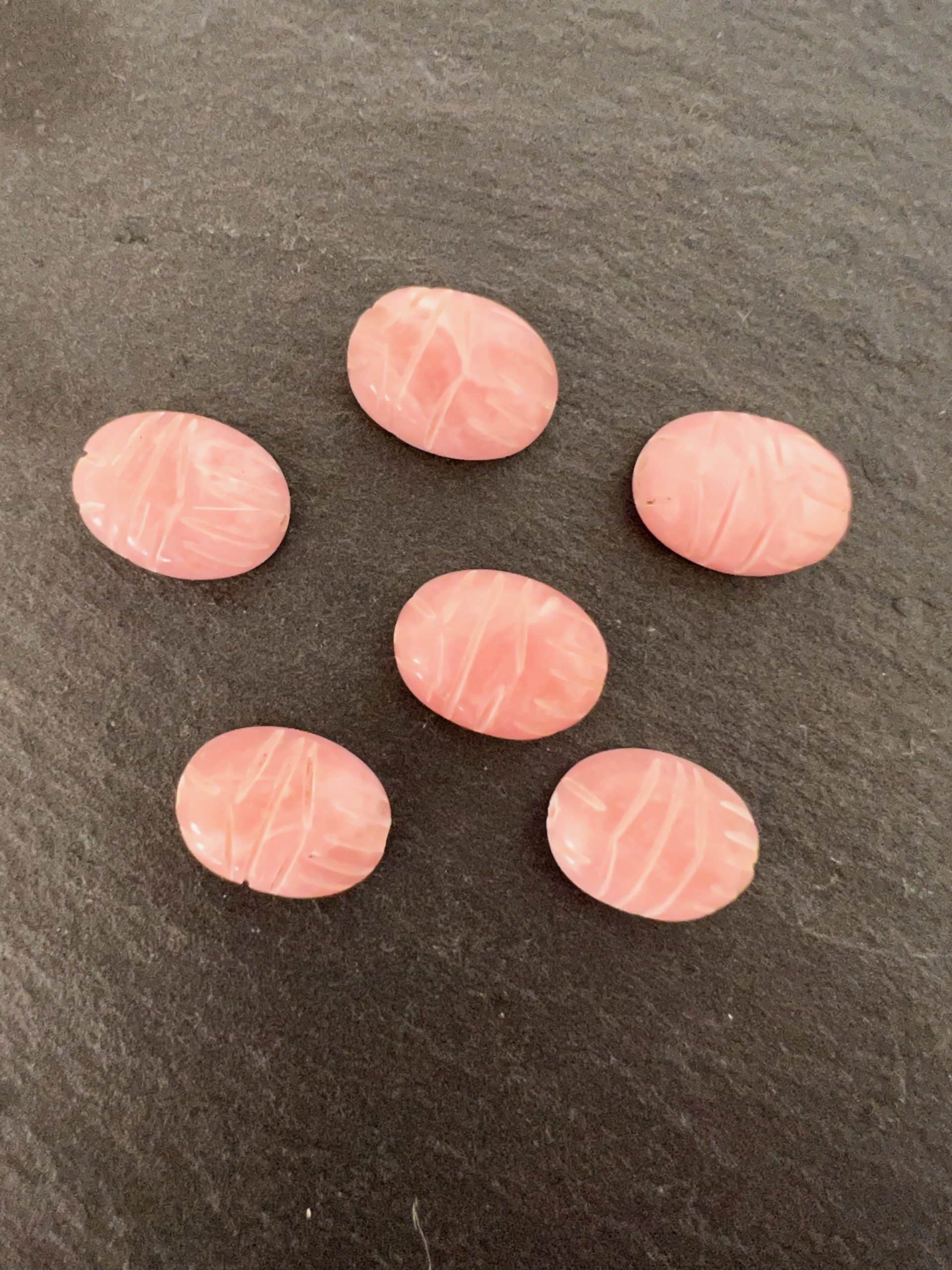 Perle Scarabée Gri-Gri Quartz Rose Mat