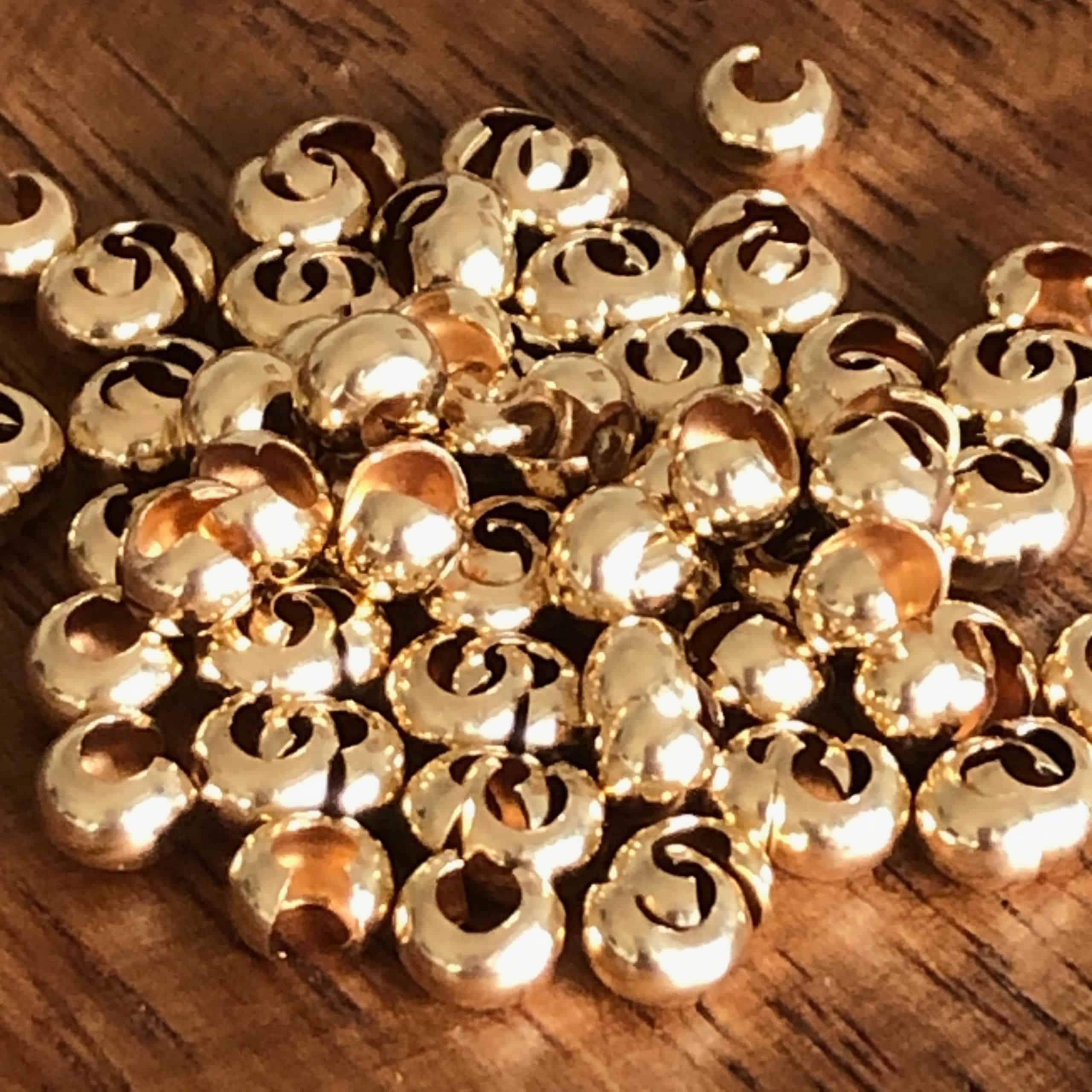 Perle cache noeud 4mm en Gold Filled