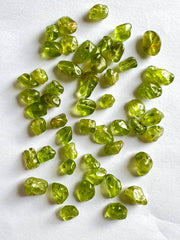 Perle de pépites en Péridot