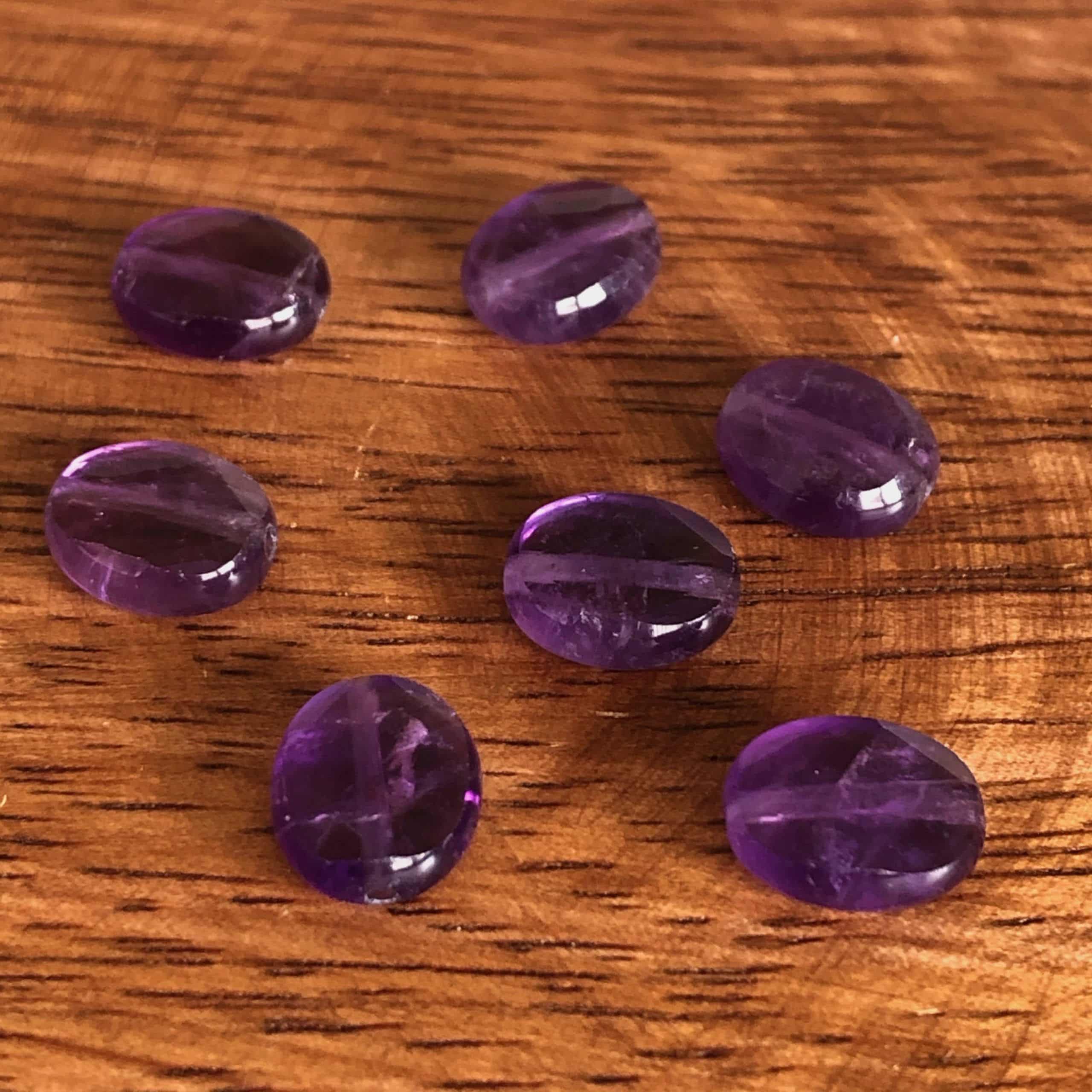 Perle en Améthyste 8x6mm