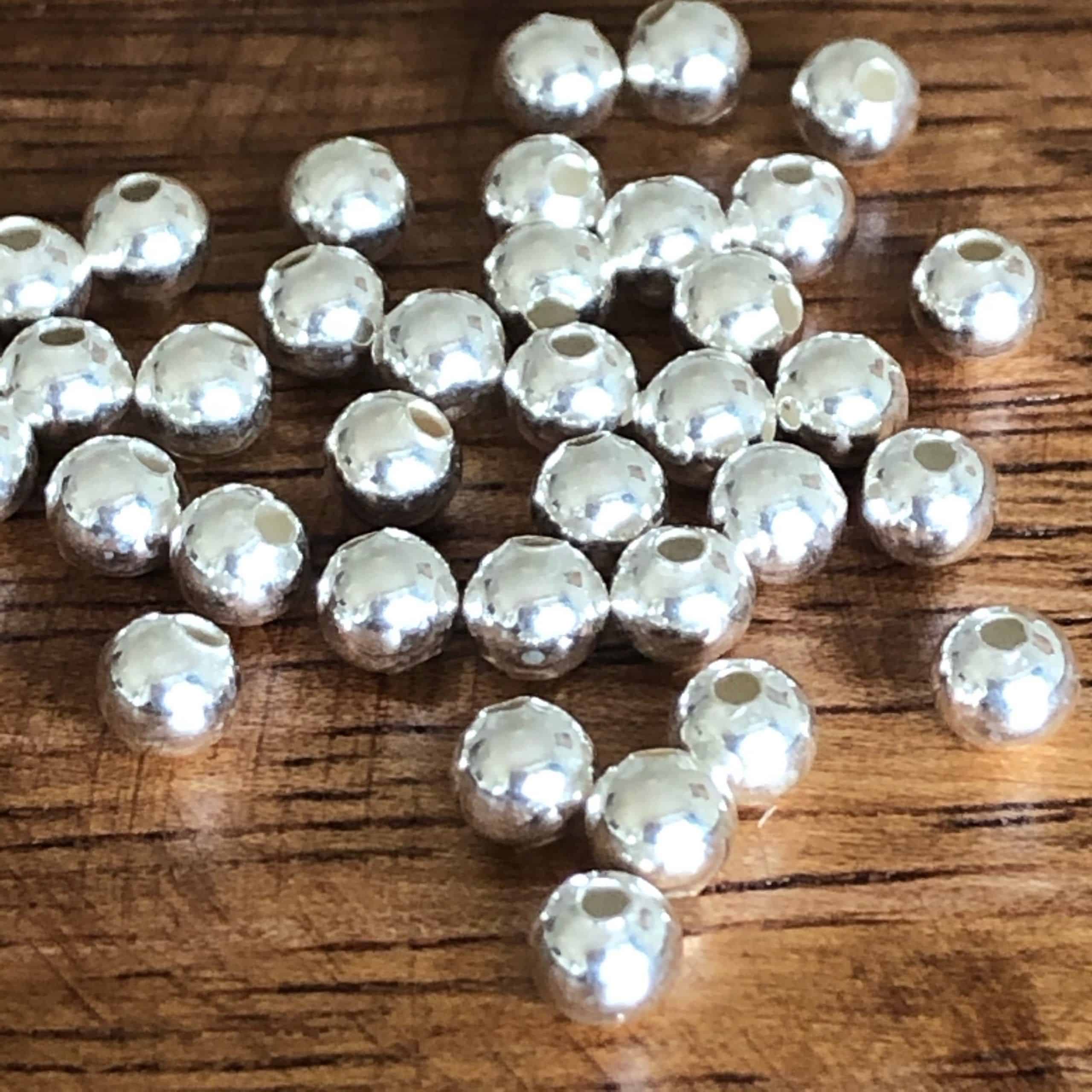 Perles rondes en Argent 4mm