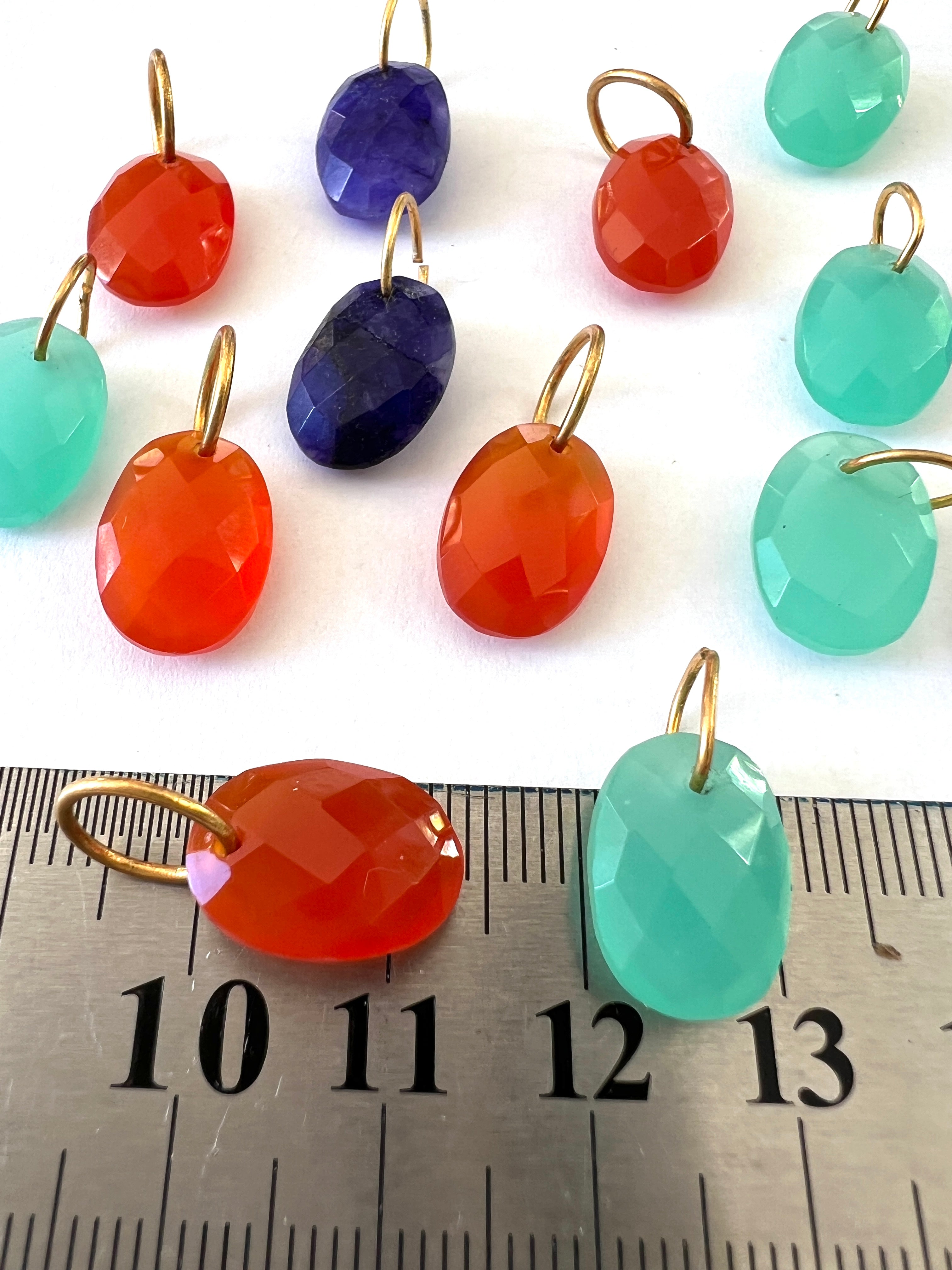 Petit Pendentif Ovale Facetté