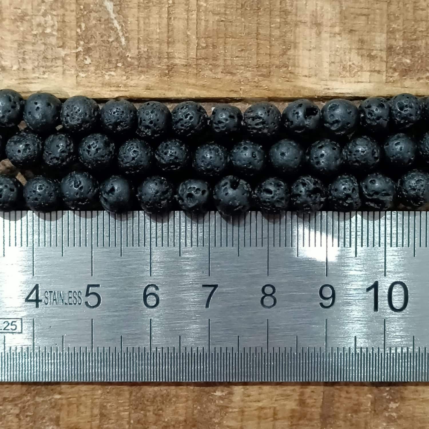 Pierre de lave 6mm 1