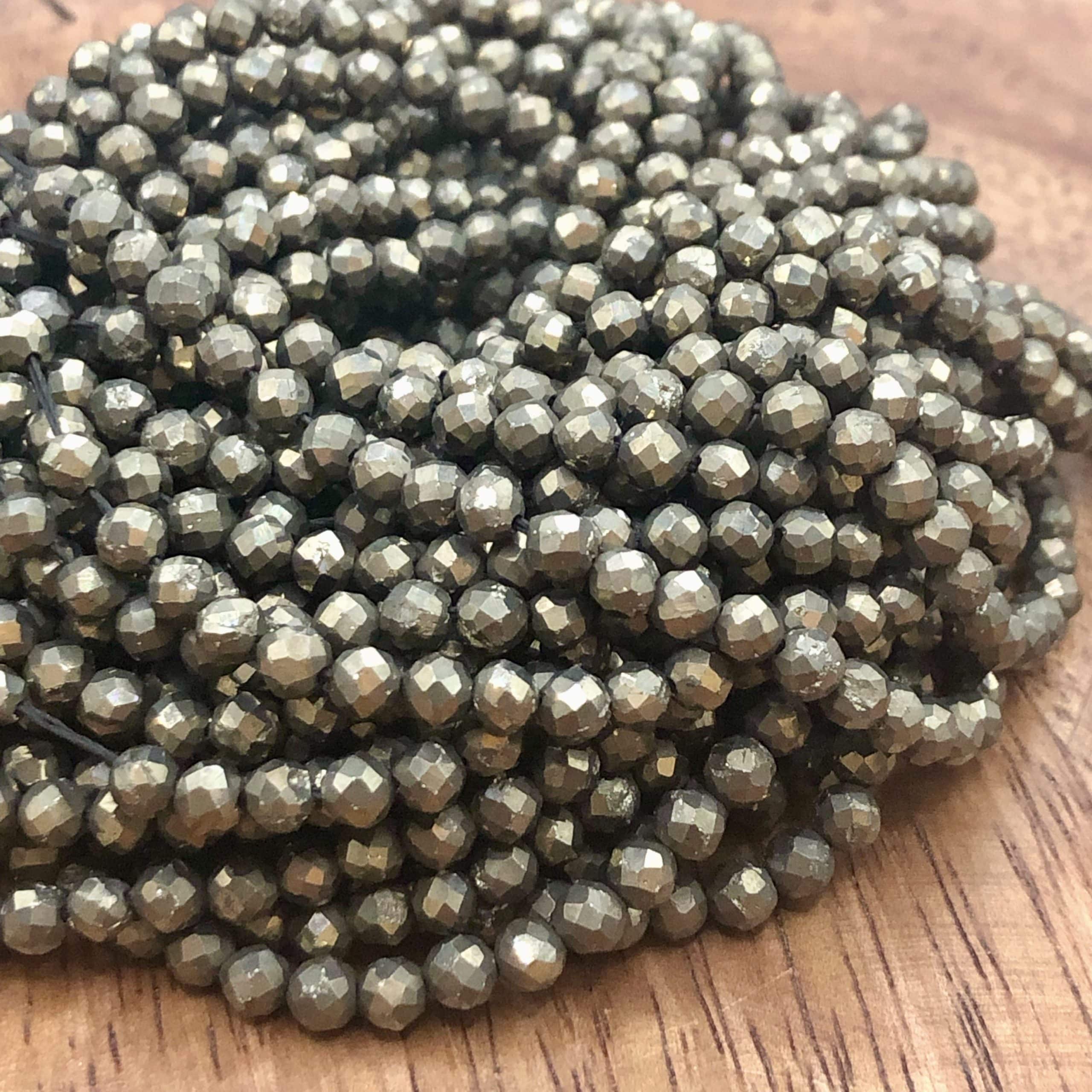Pyrite à Facettes 4mm