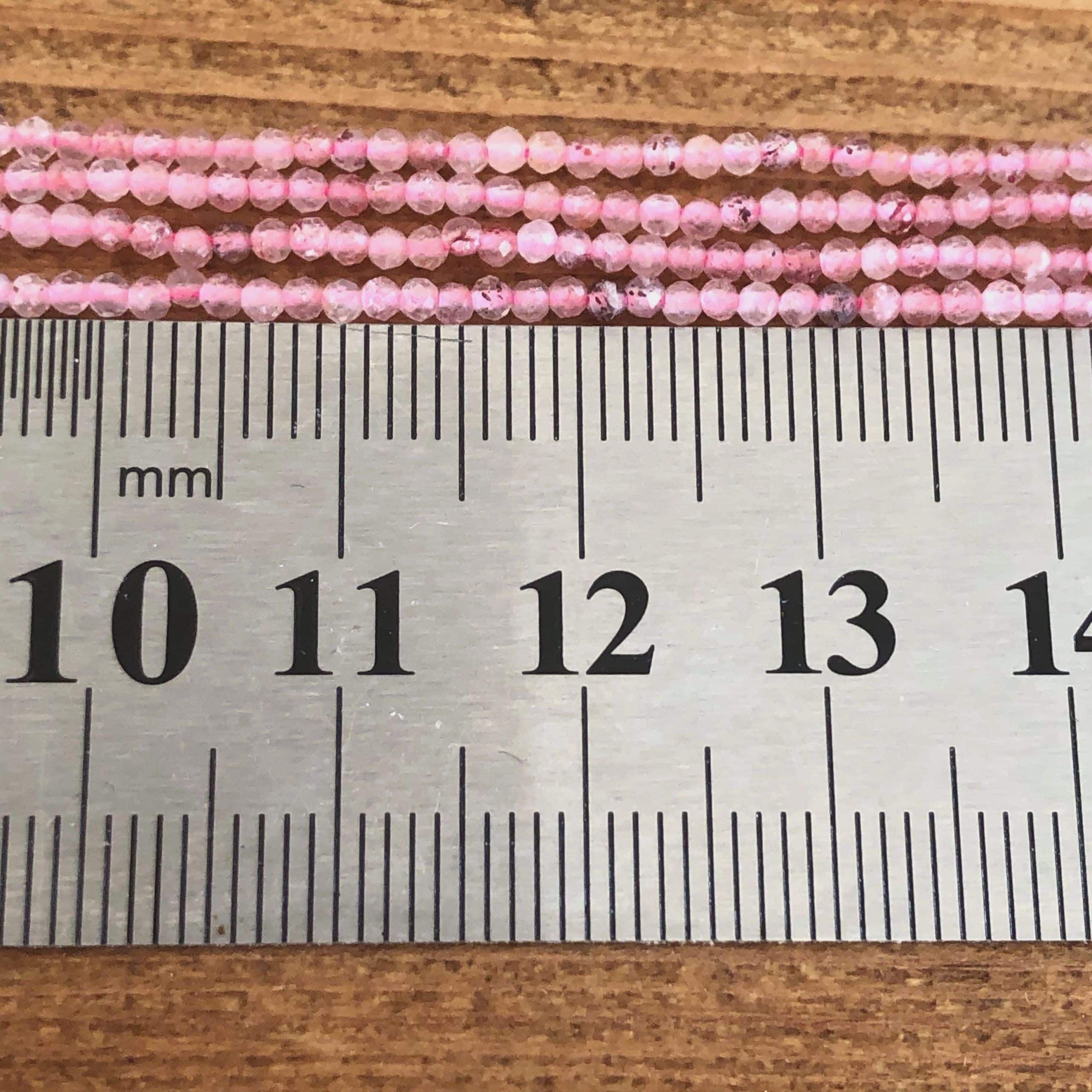 Quartz Fraise Facetté 2mm 1