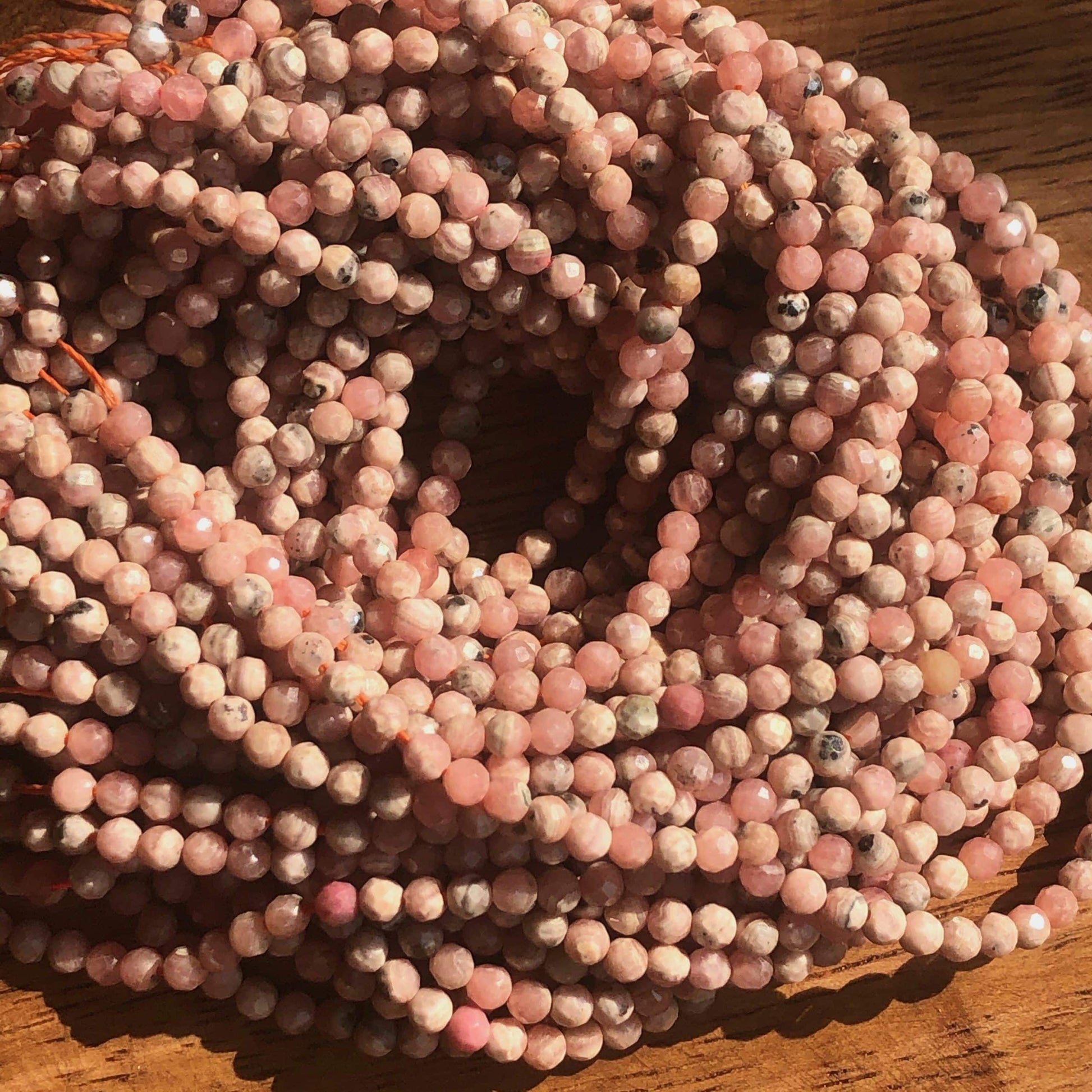 Rhodochrosite Facettée 3mm