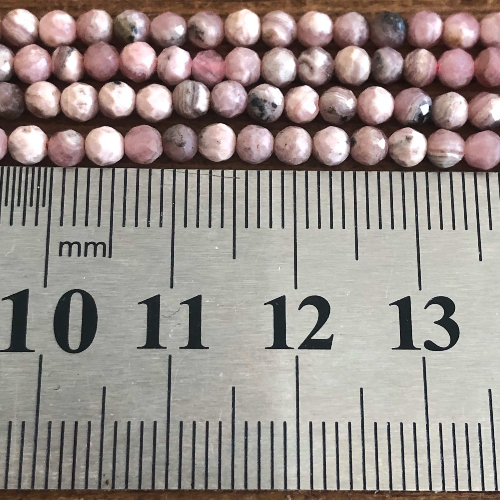 Rhodochrosite Facettée 3mm 1
