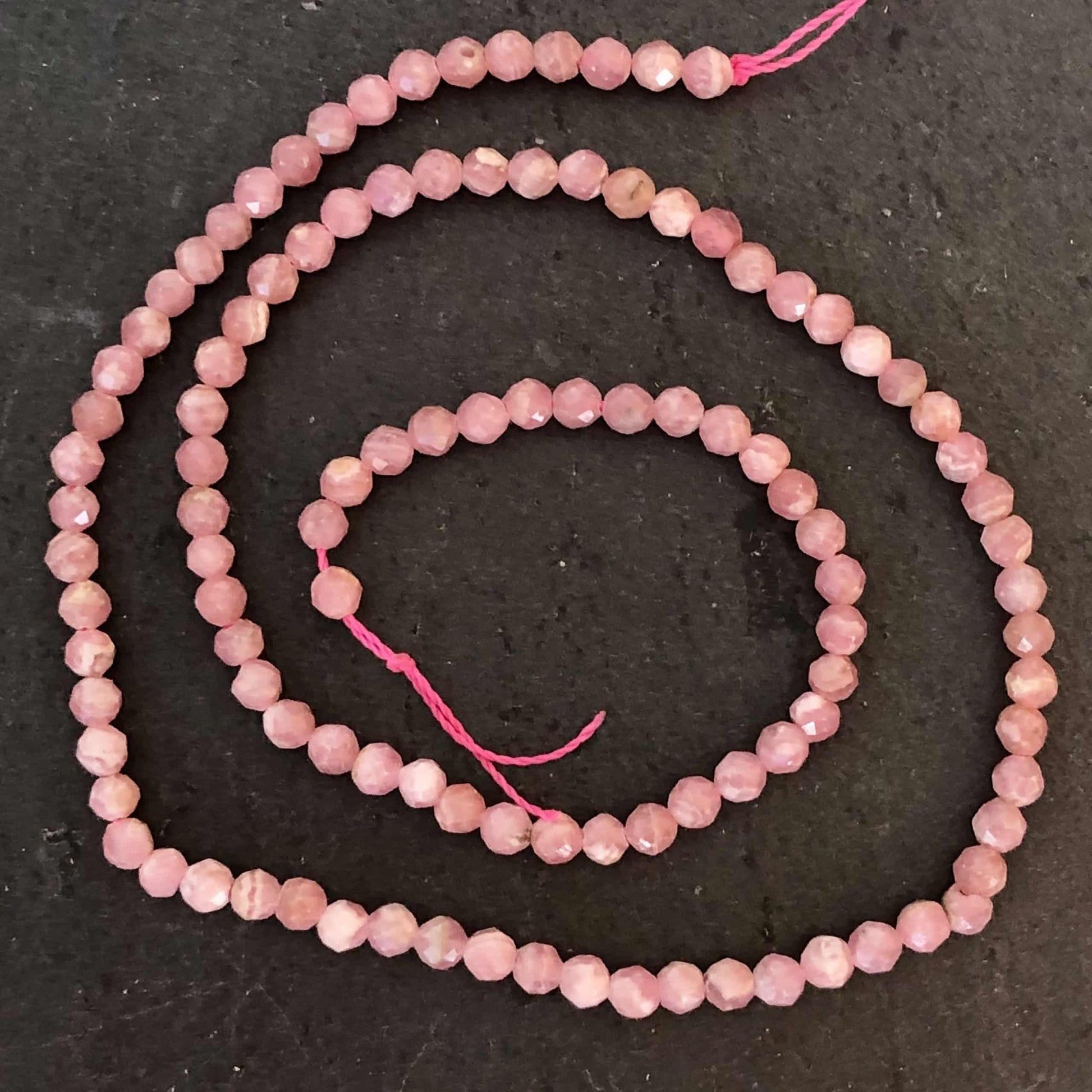 Rhodochrosite Facettée 4mm 1