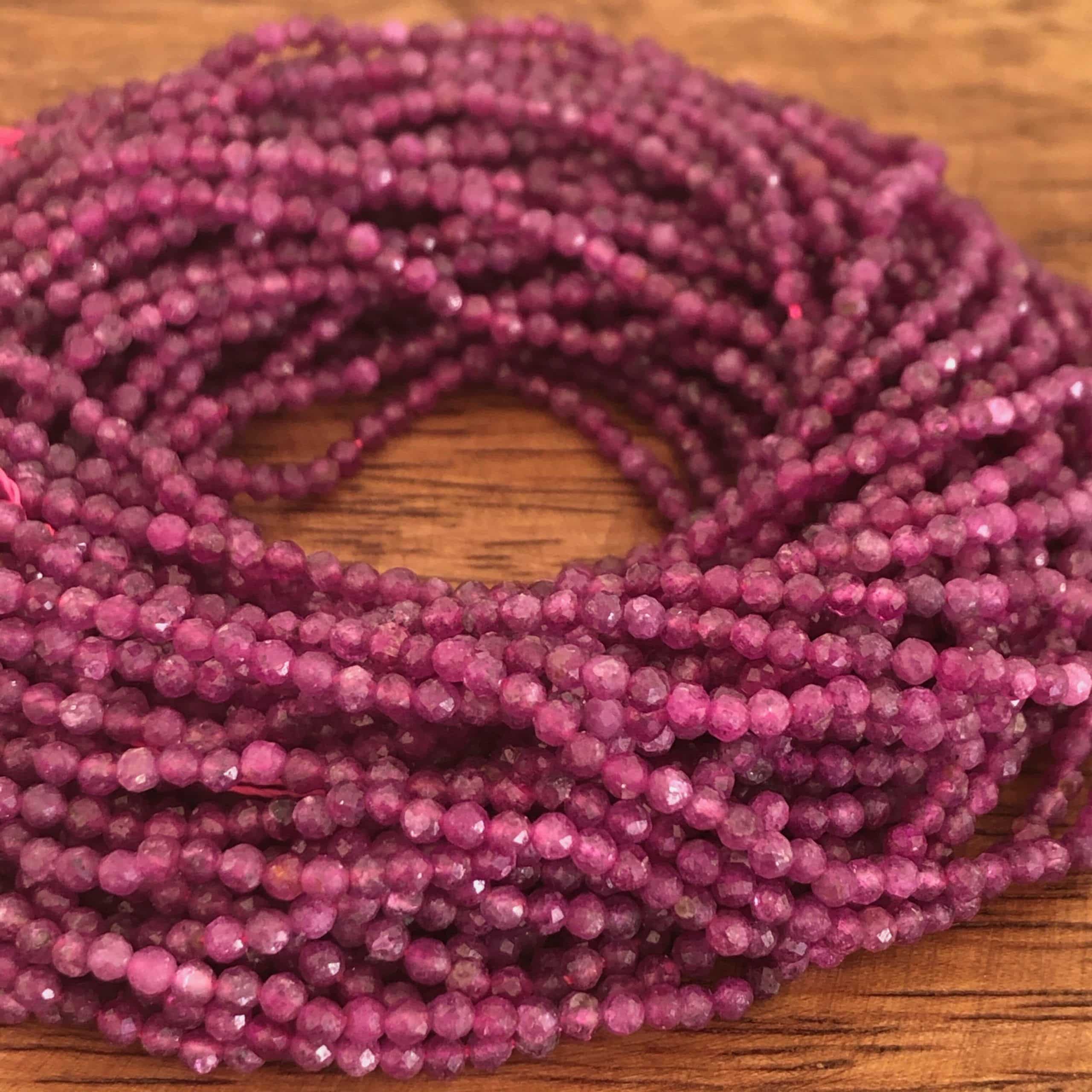 Rubis Facetté 2mm (N°1)