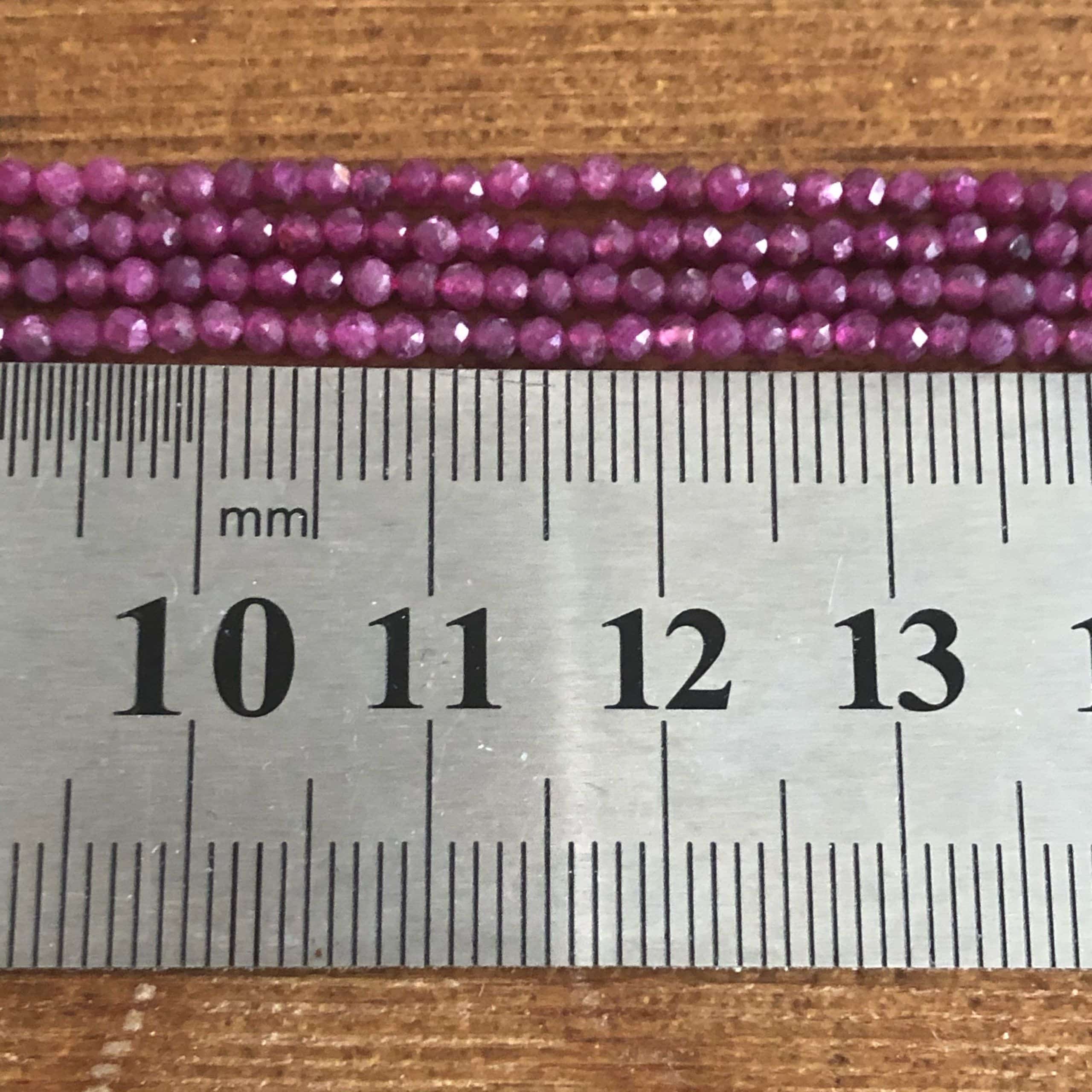 Rubis Facetté 2mm (N°1) 1