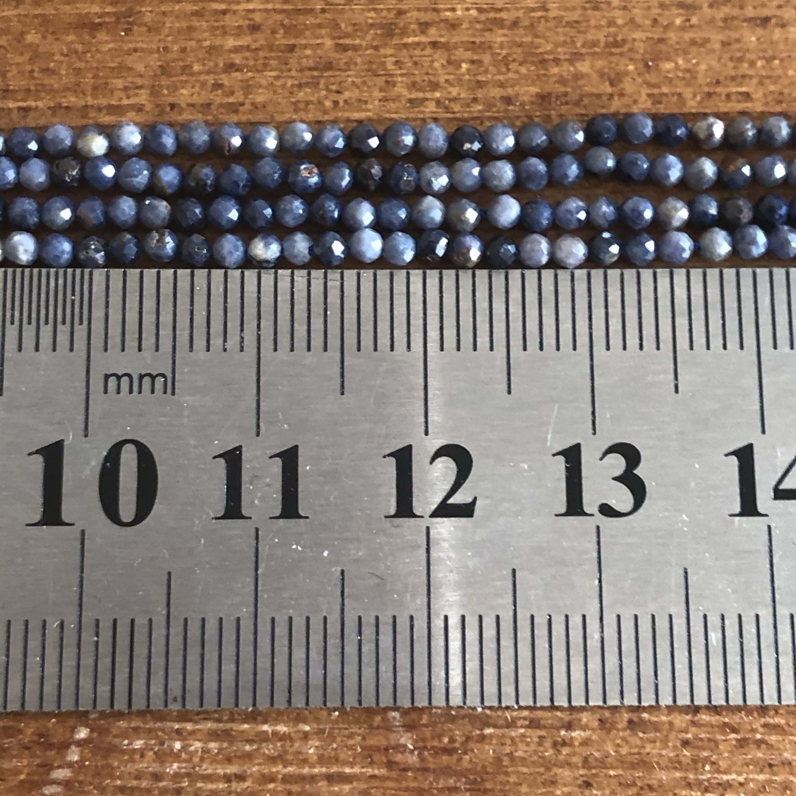 Saphir facetté 2mm1