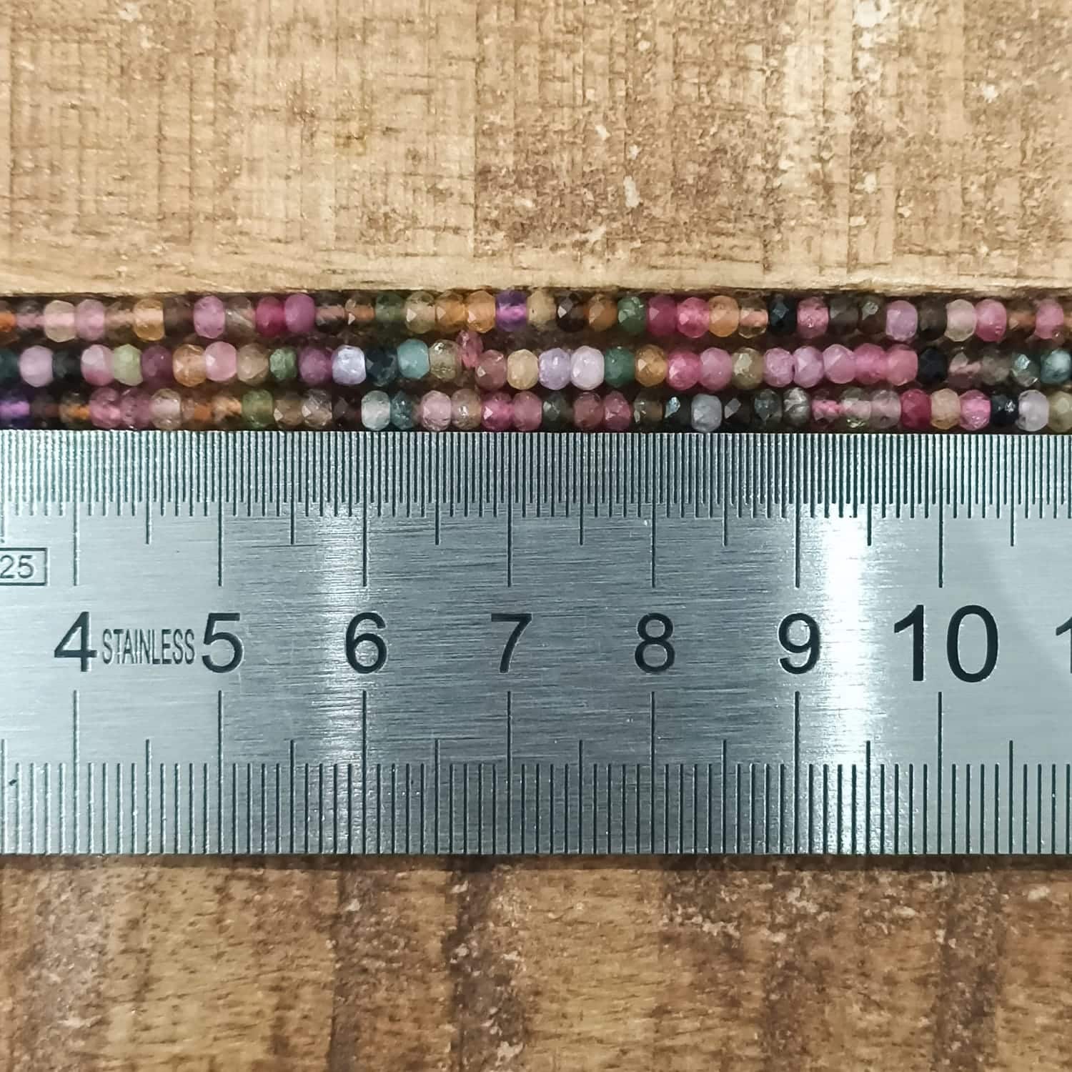 Tourmaline Facetée Abaque 3mm 1