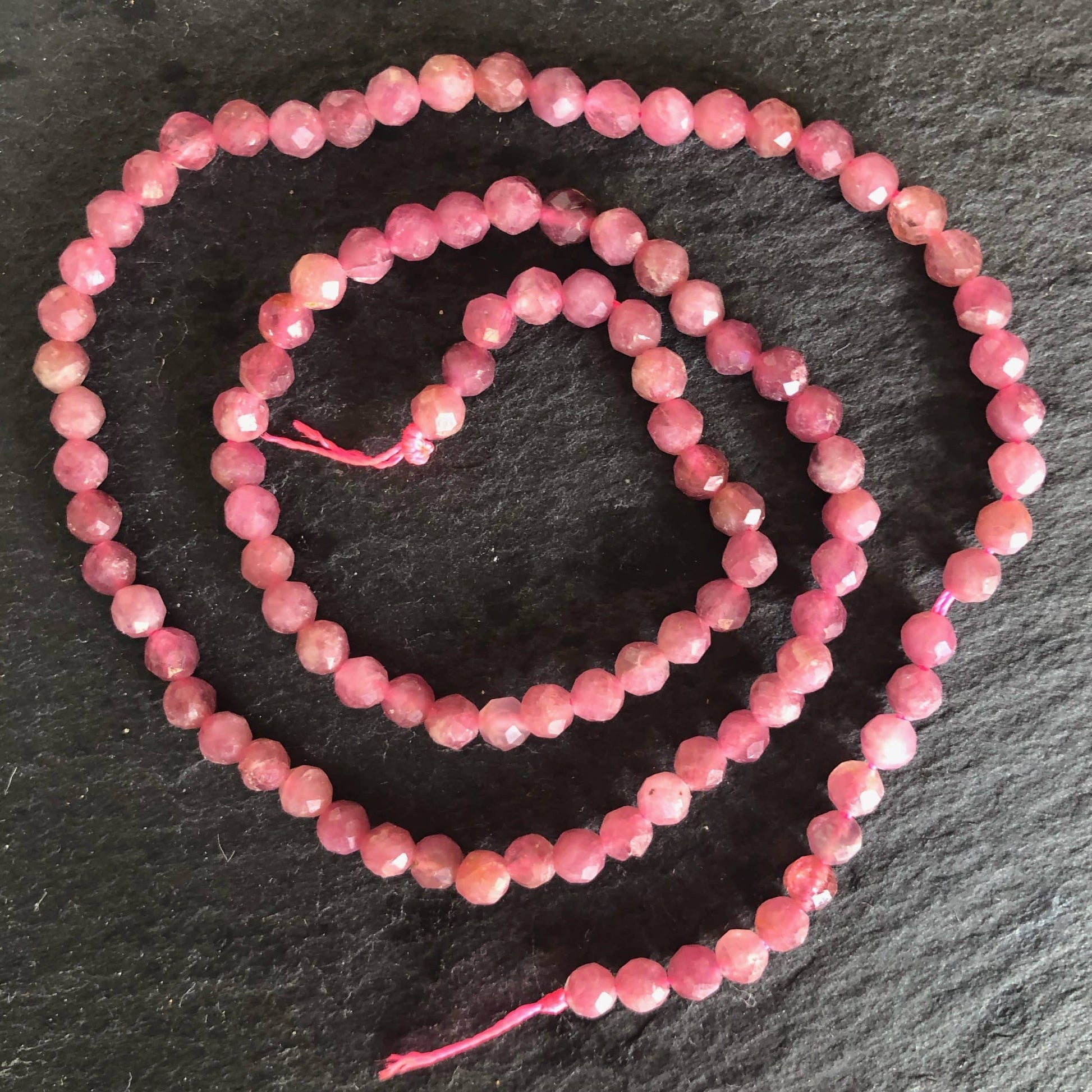 Tourmaline Rose Facettée 4mm 1