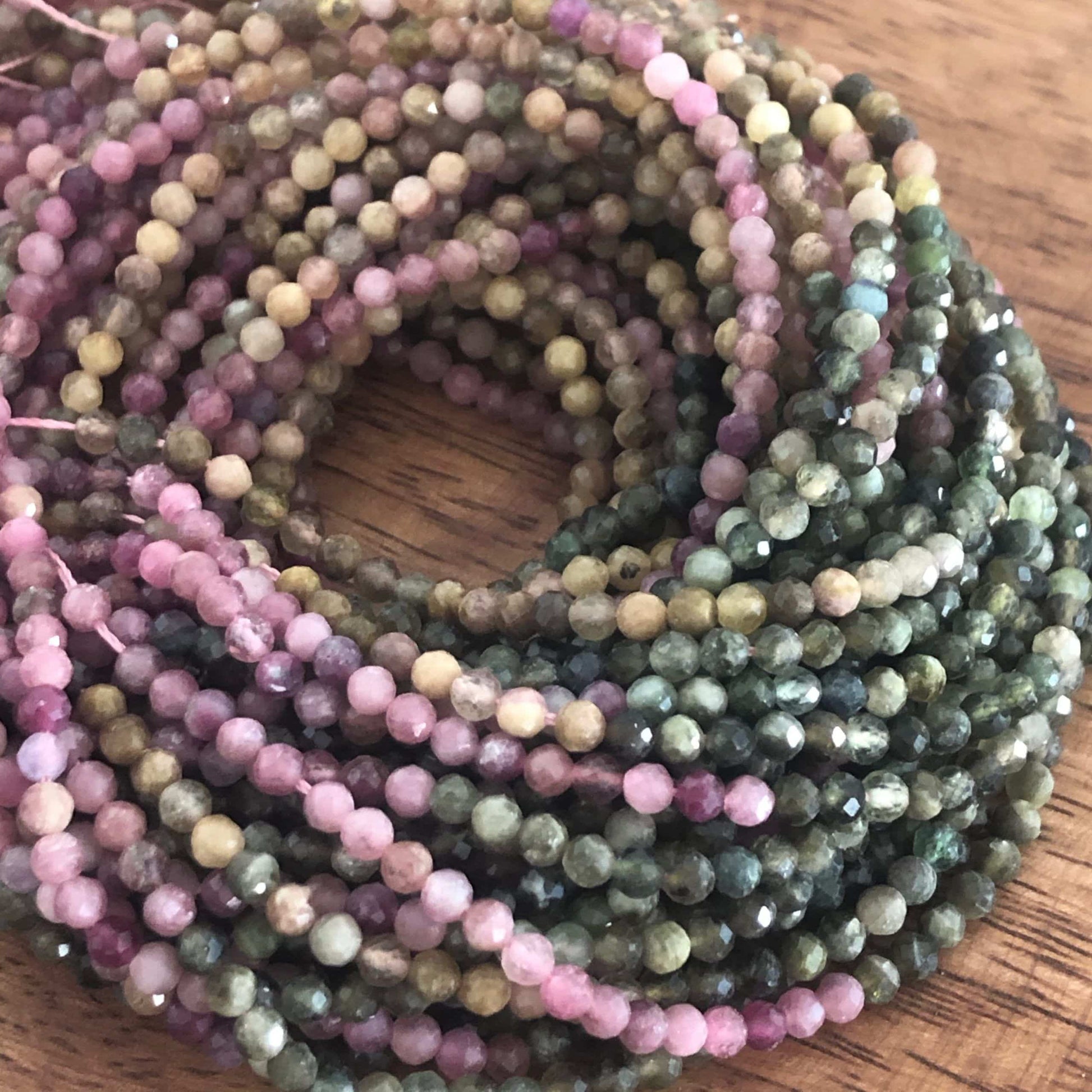 Tourmaline Trois Couleurs Facettée 3mm