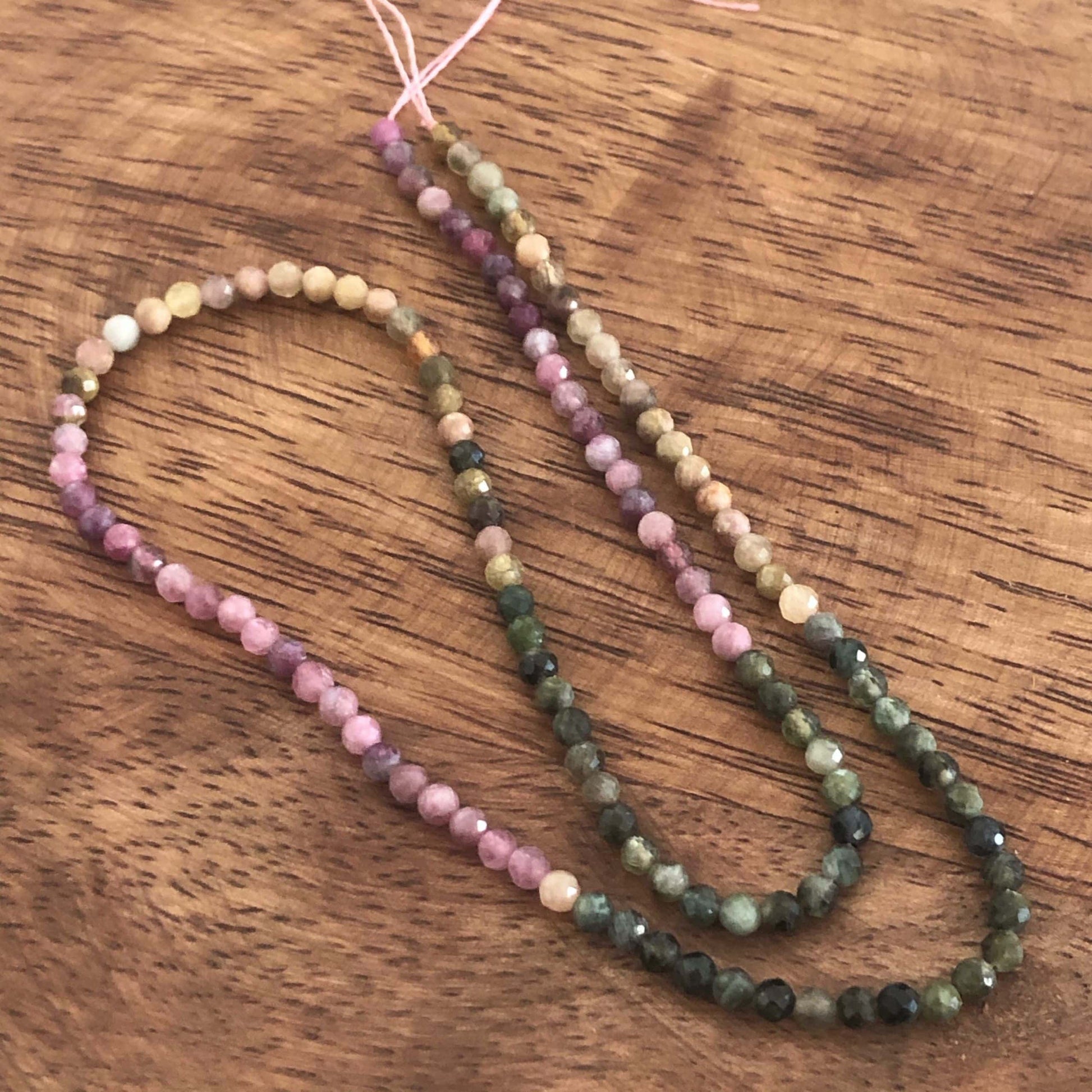 Tourmaline Trois Couleurs Facettée 3mm 3
