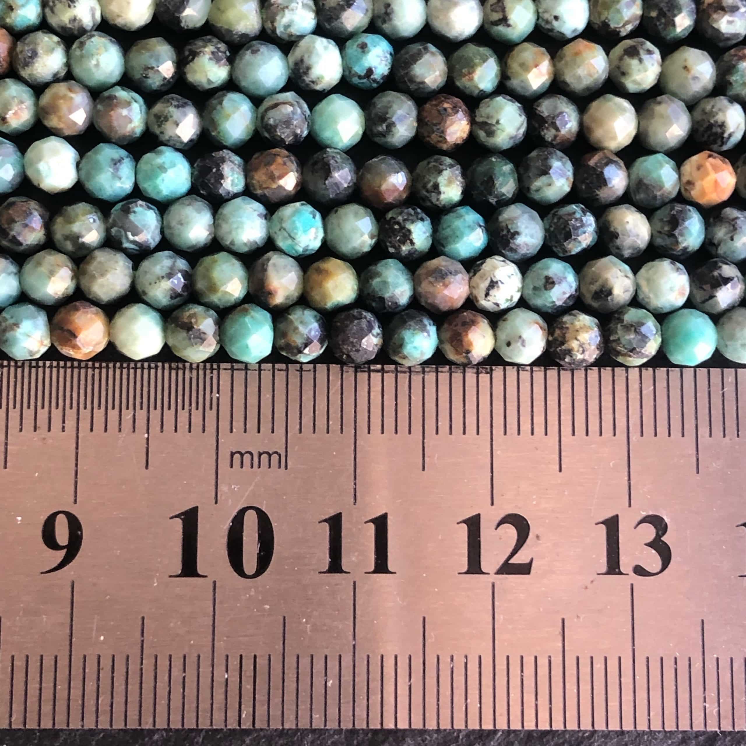 Turquoise Africaine facettée 4mm 1