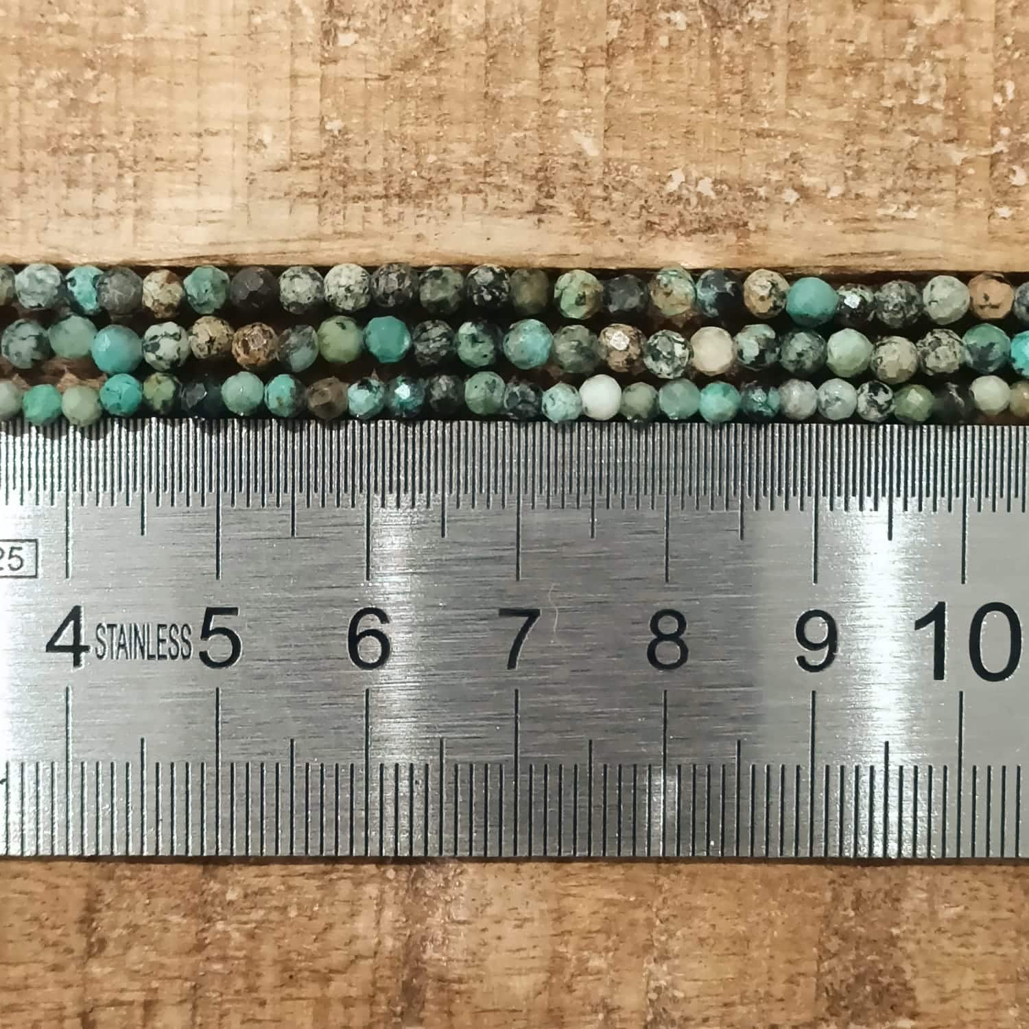Turquoise Africaine à facettes 2,5 mm (N°2) 1