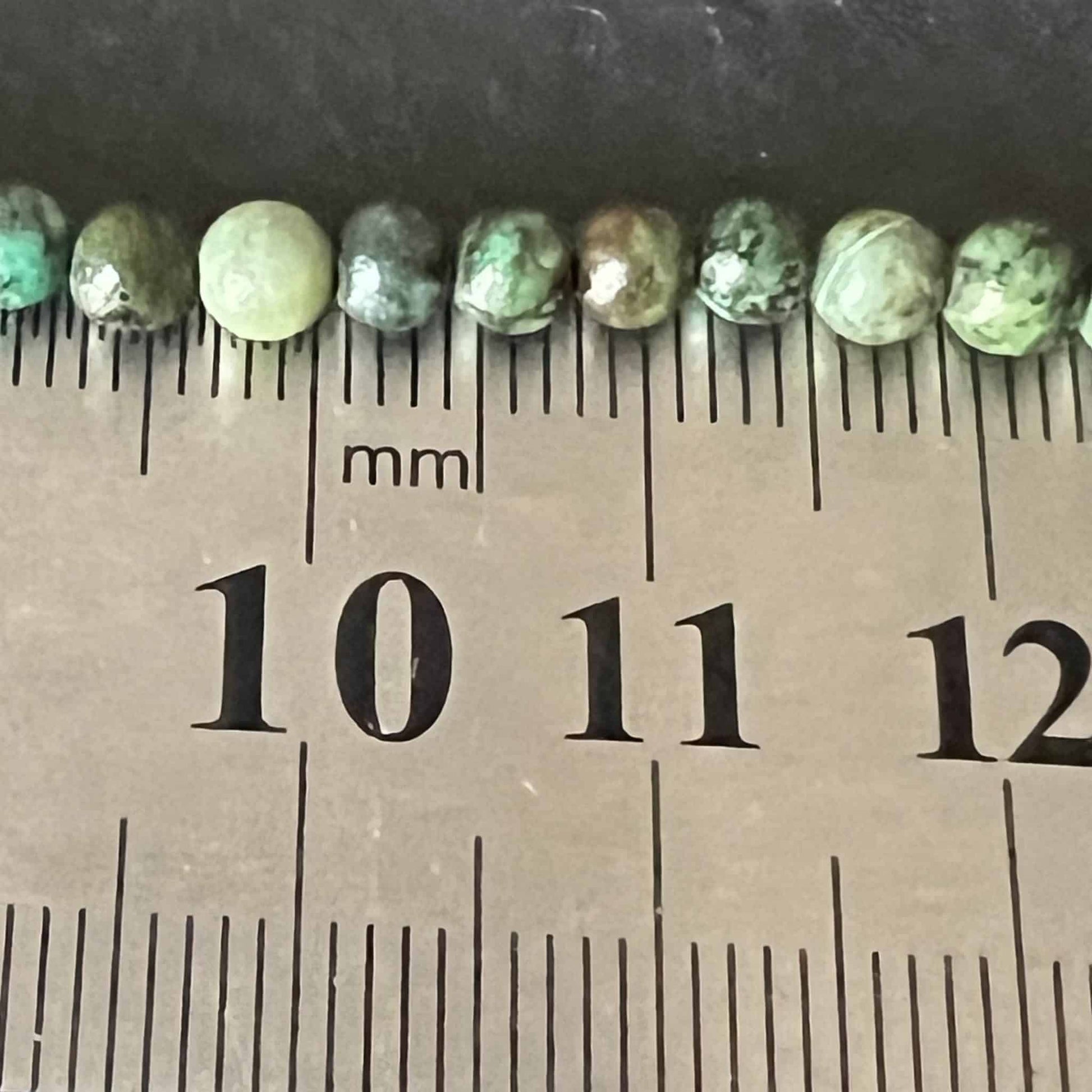 Turquoise africaine ronde 4mm