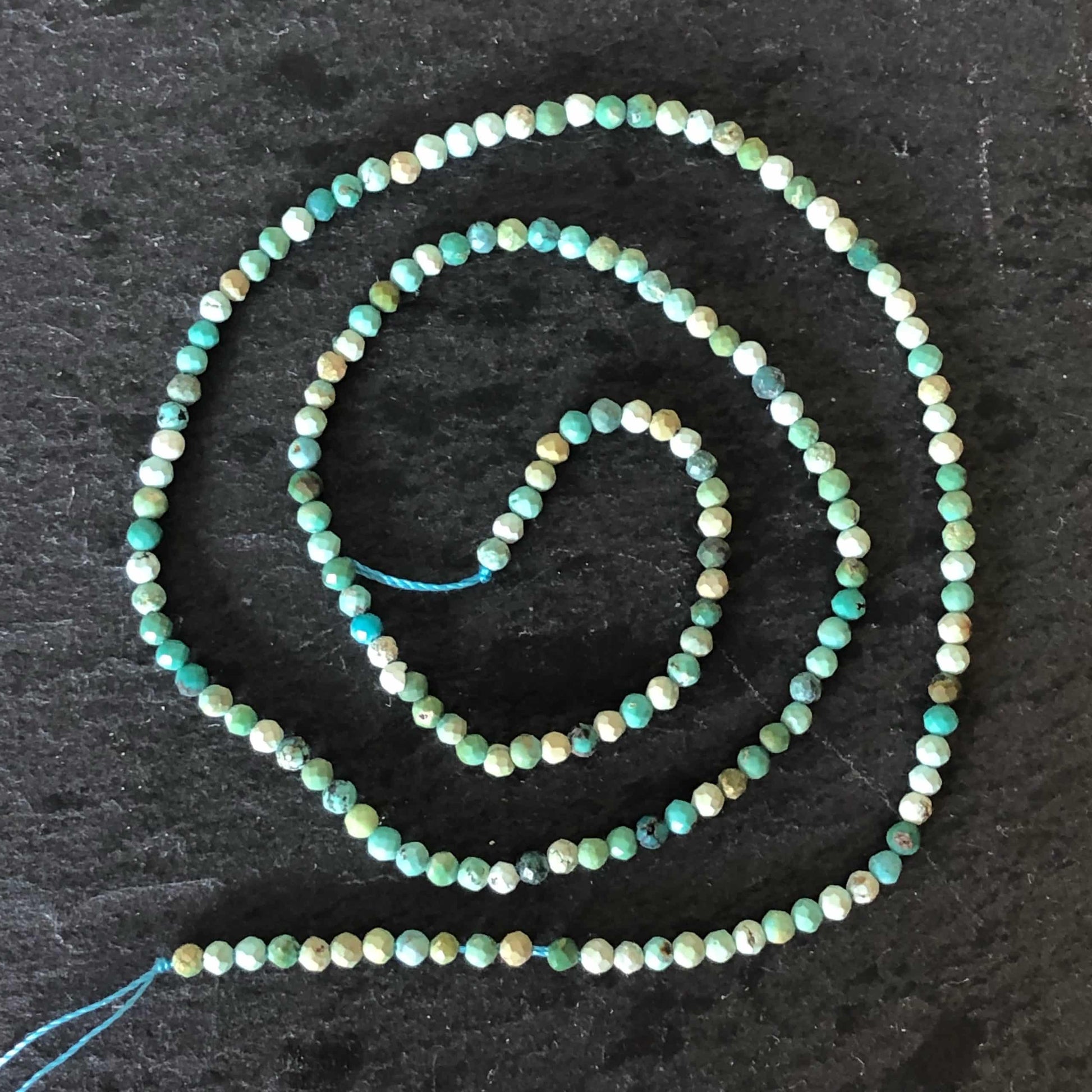 Turquoise naturelle 2mm (N°3) 1