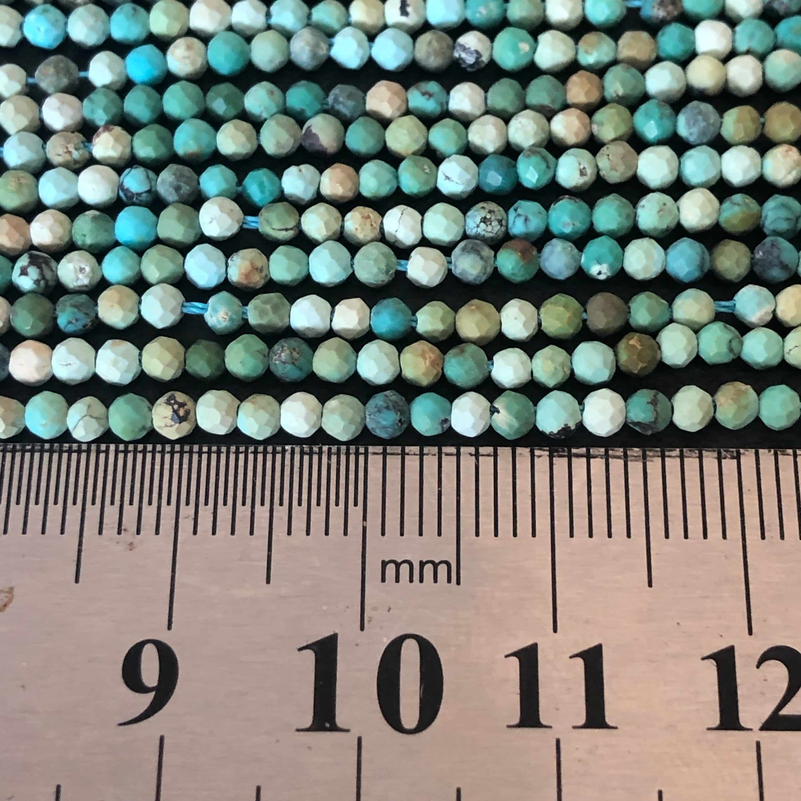 Turquoise naturelle 2mm (N°3) 2