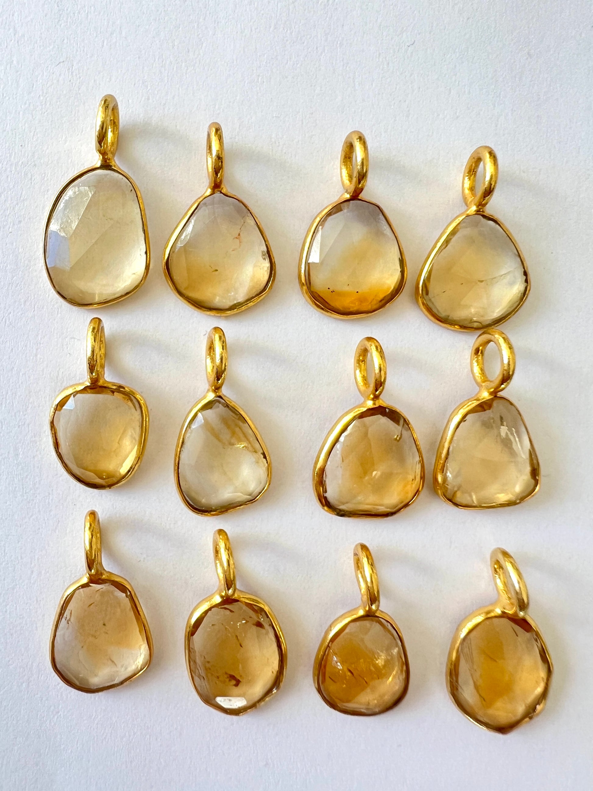 citrine sertie
