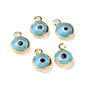 Médaille oeil turquoise