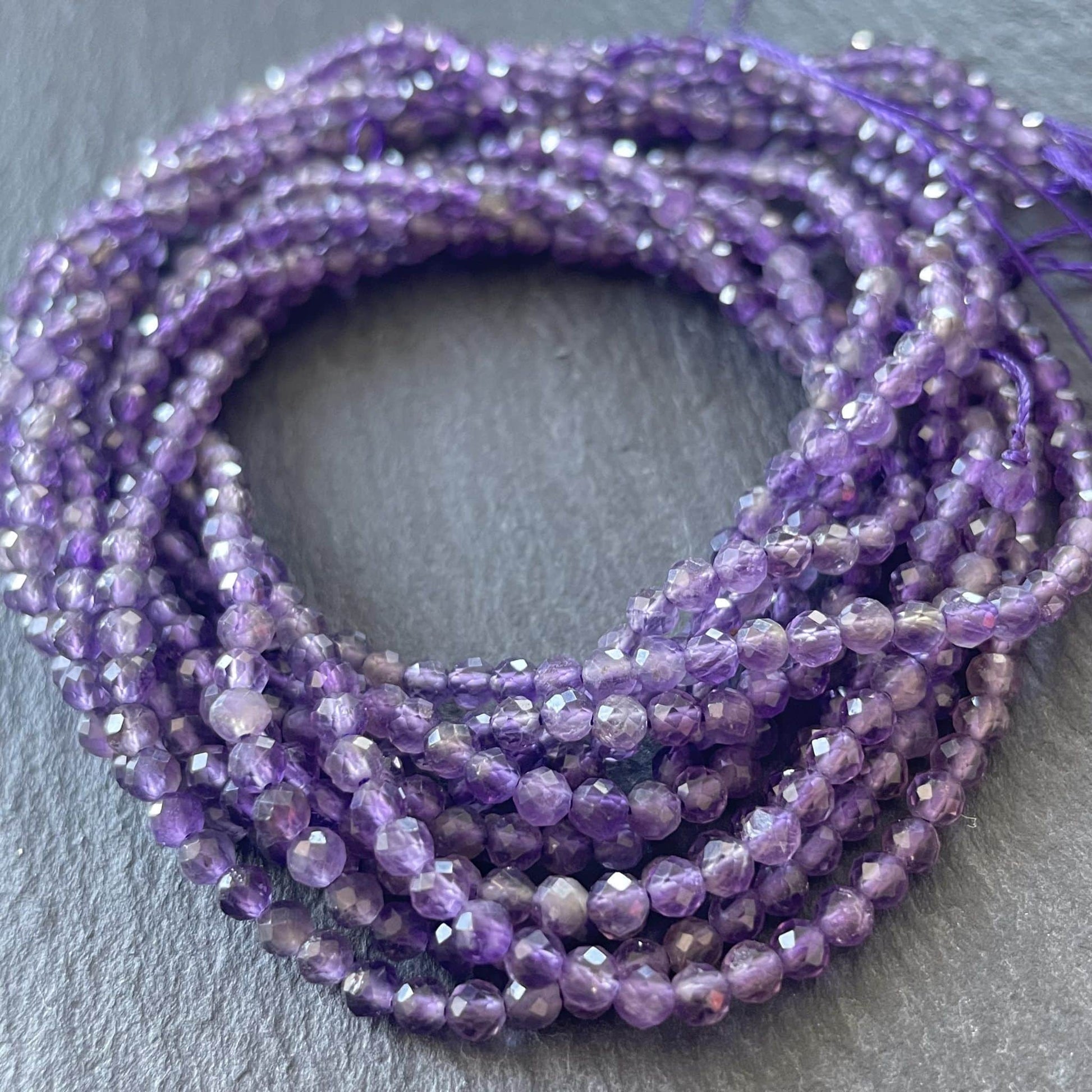 Améthyste facettée 3mm