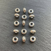 Rondelle strass étoile Argentée