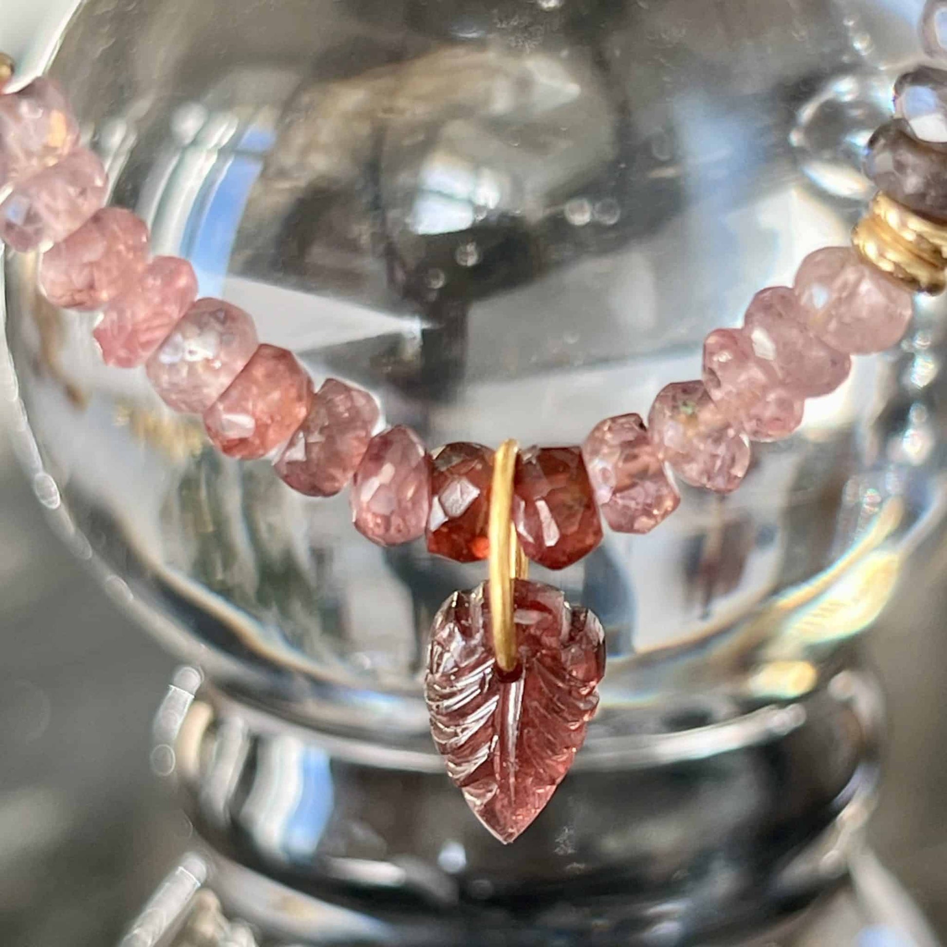 Tourmaline Sculptée Feuille