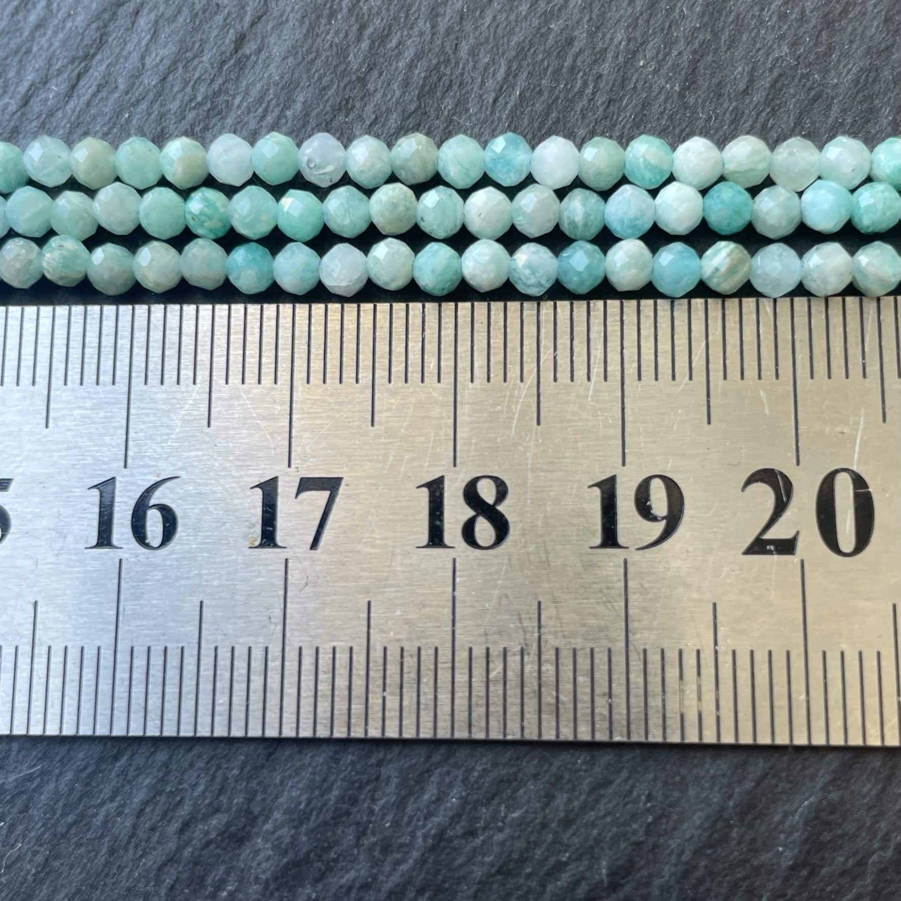Amazonite Facettée 3mm (2)