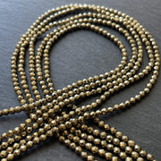 Hématite Dorée Facettée 3mm