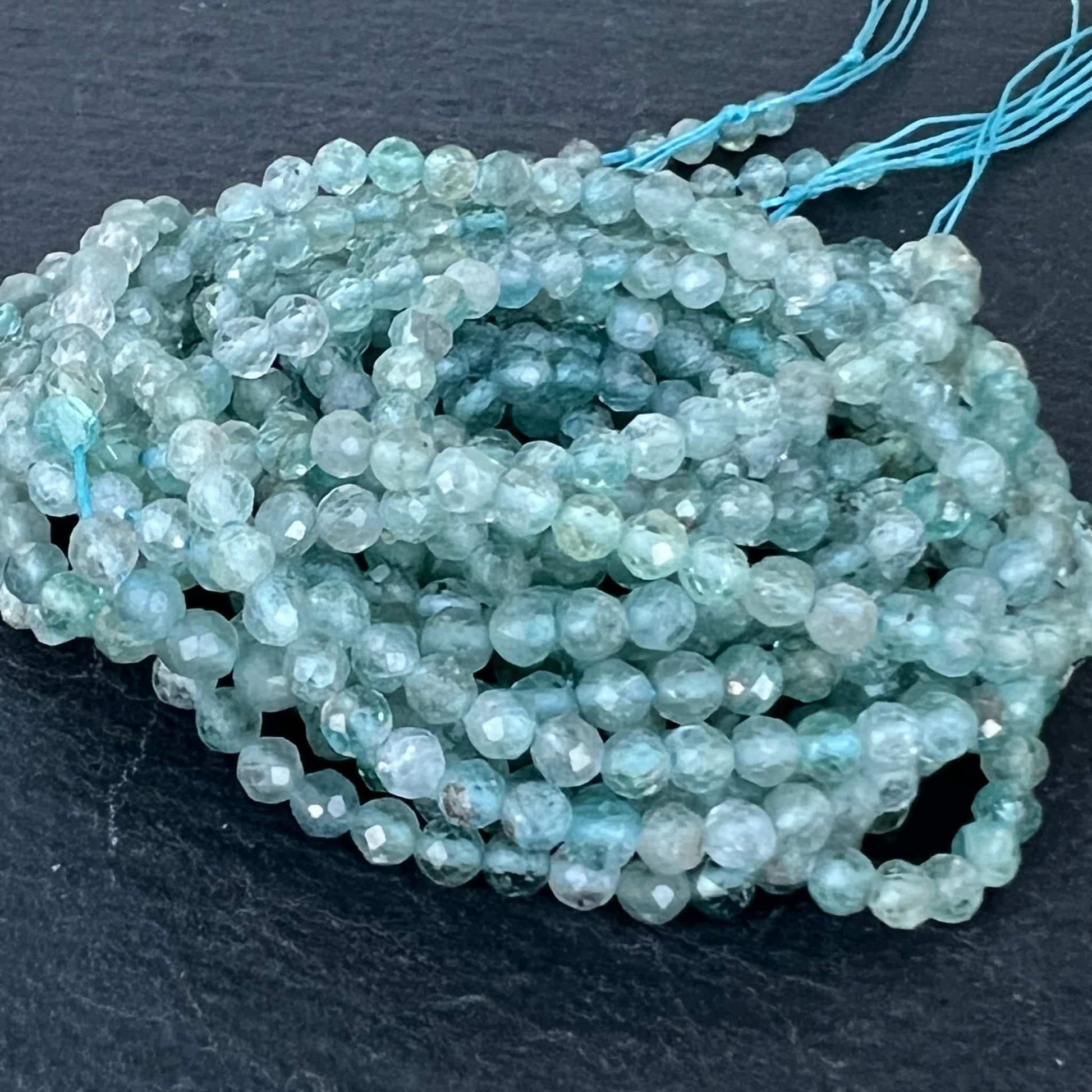 Apatite Bleu-Clair Facettée 3mm