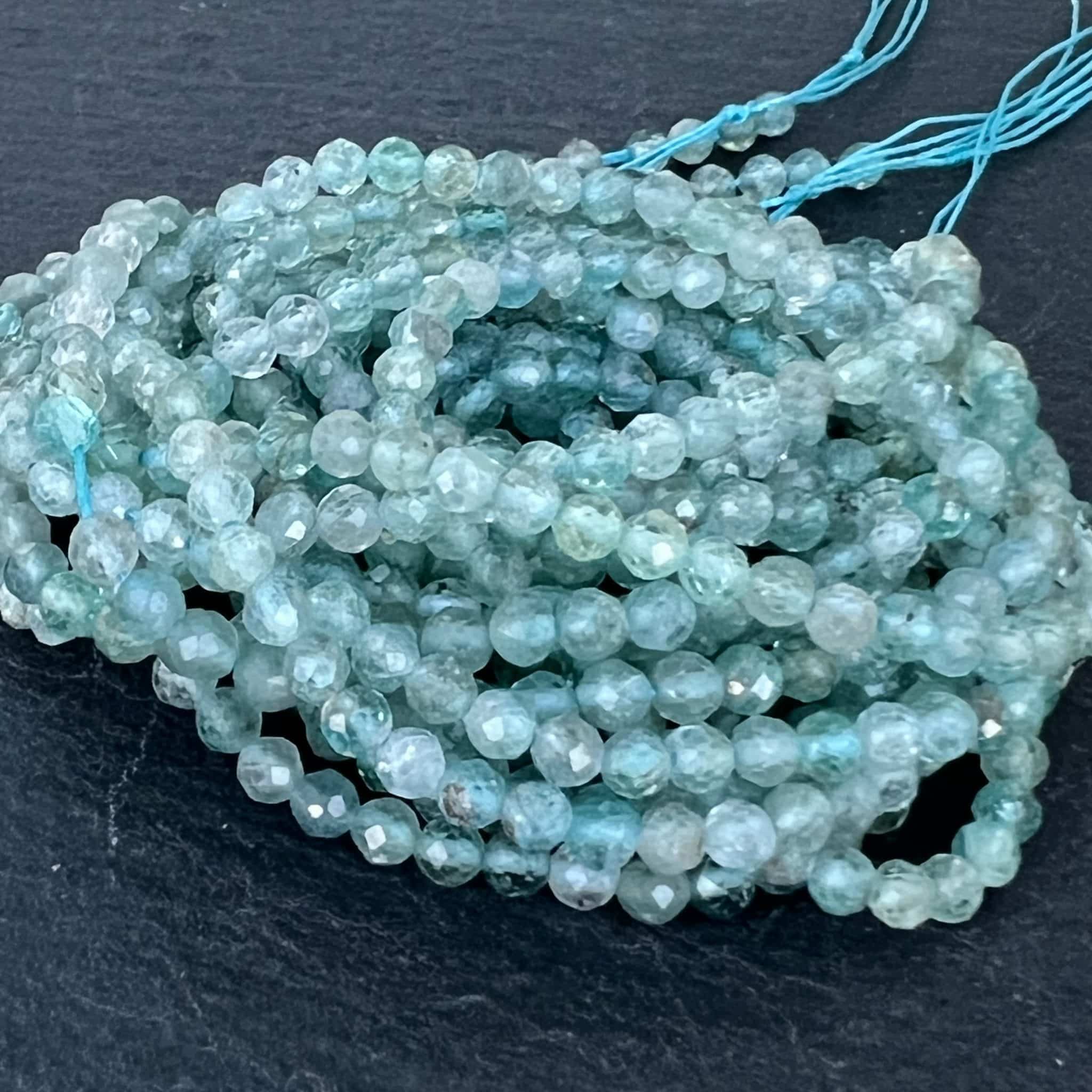 Apatite Bleu-Clair Facettée 3mm
