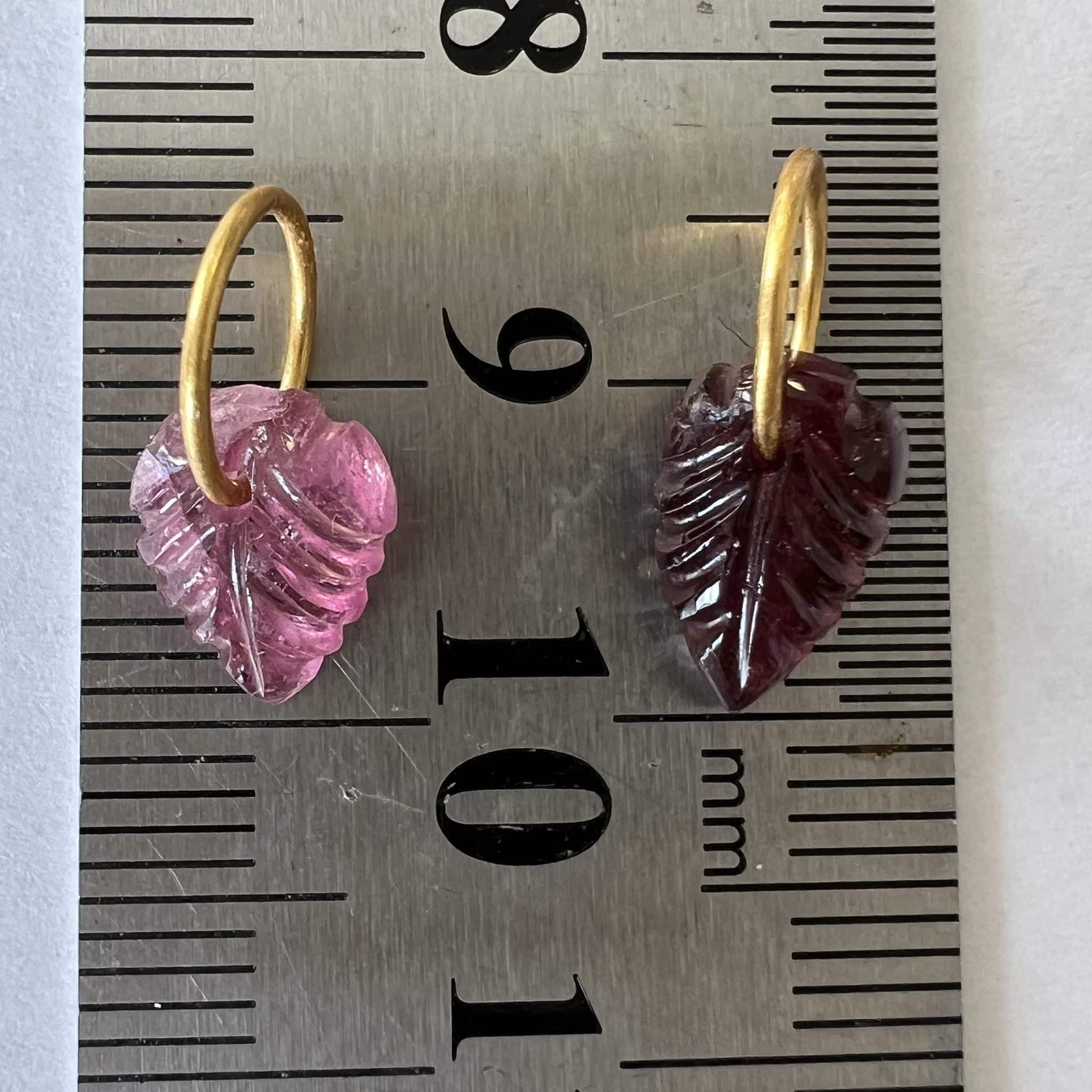Tourmaline Sculptée Feuille