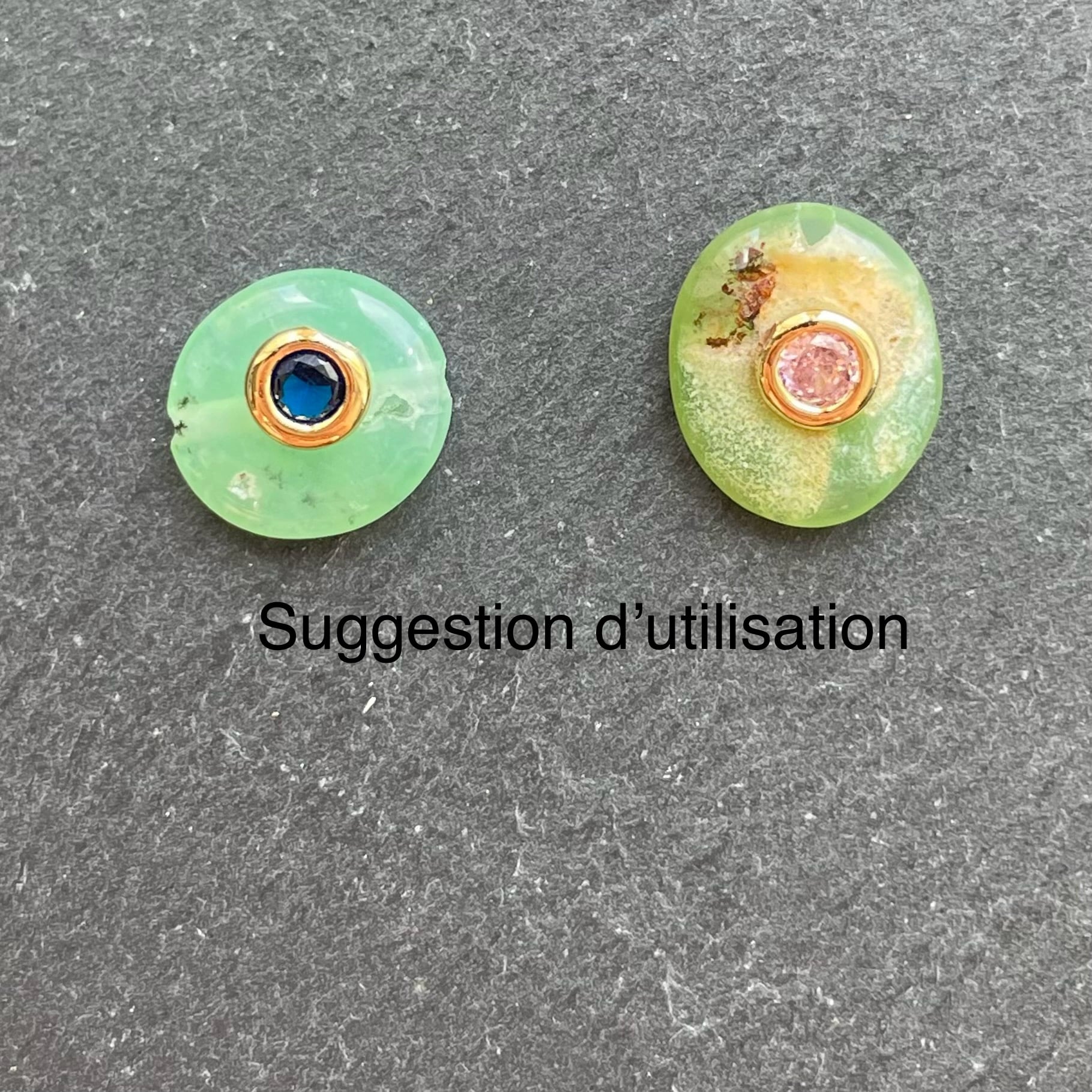 Mini Zircon Bleu Serti suggestion