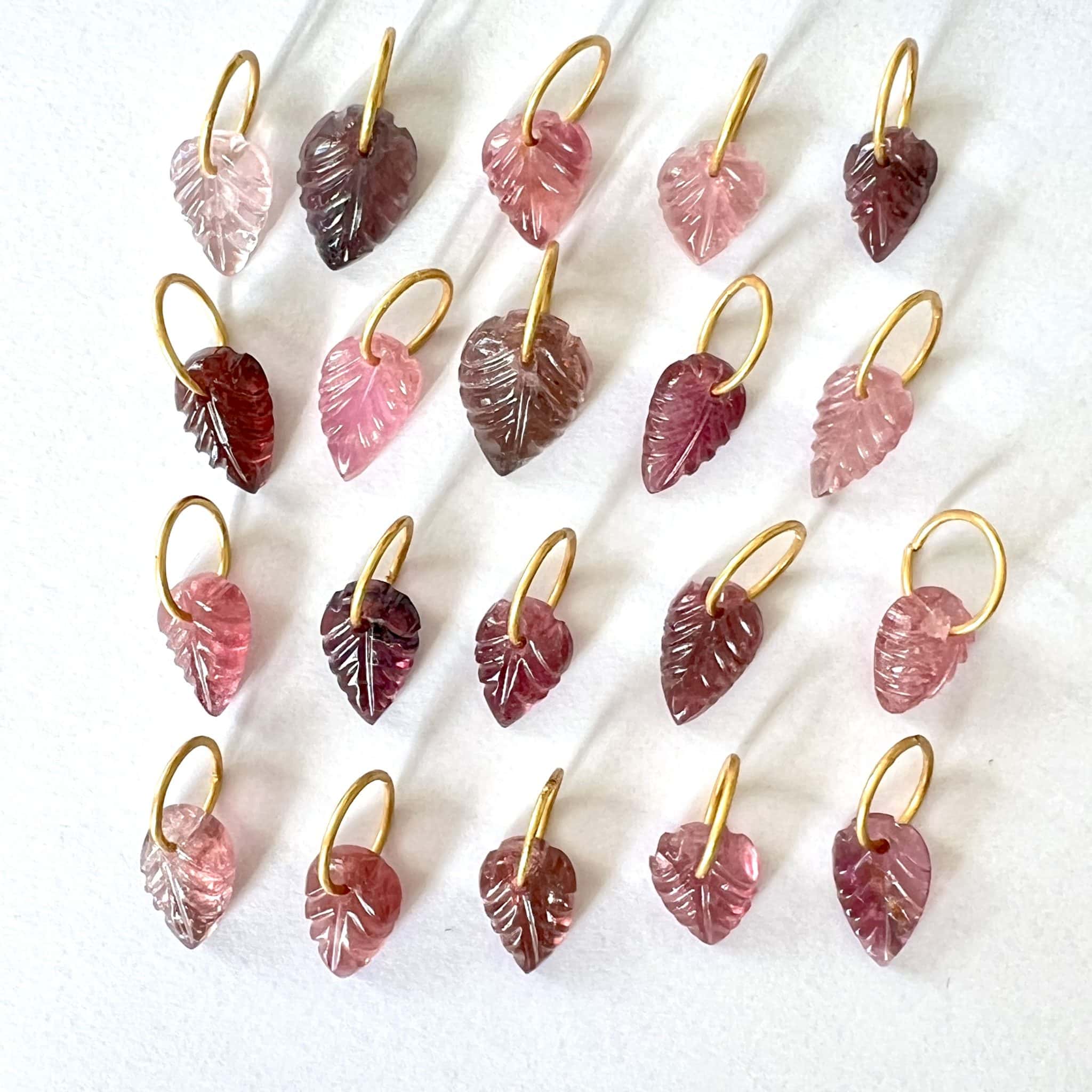 Tourmaline Sculptée Feuille