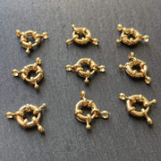 Grands fermoirs dorés à l'or fin