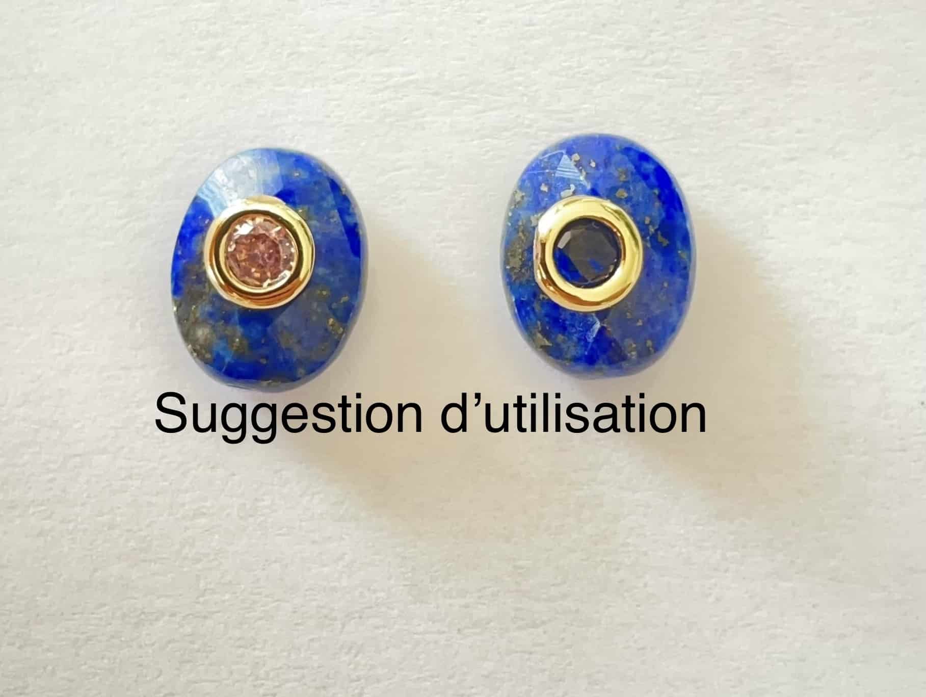Lapis Lazuli Ovale facetté suggestion