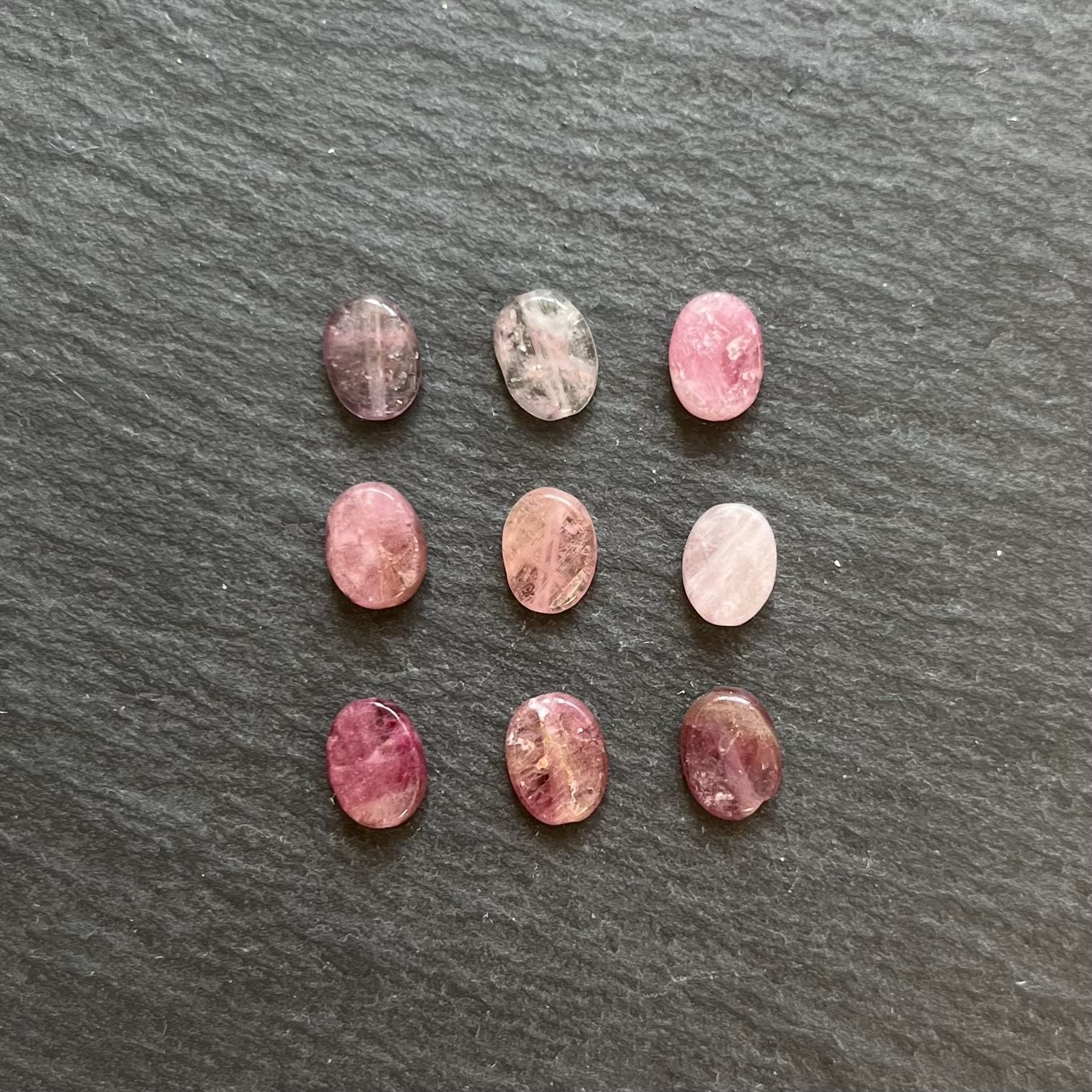 Petite tourmaline ovale rose